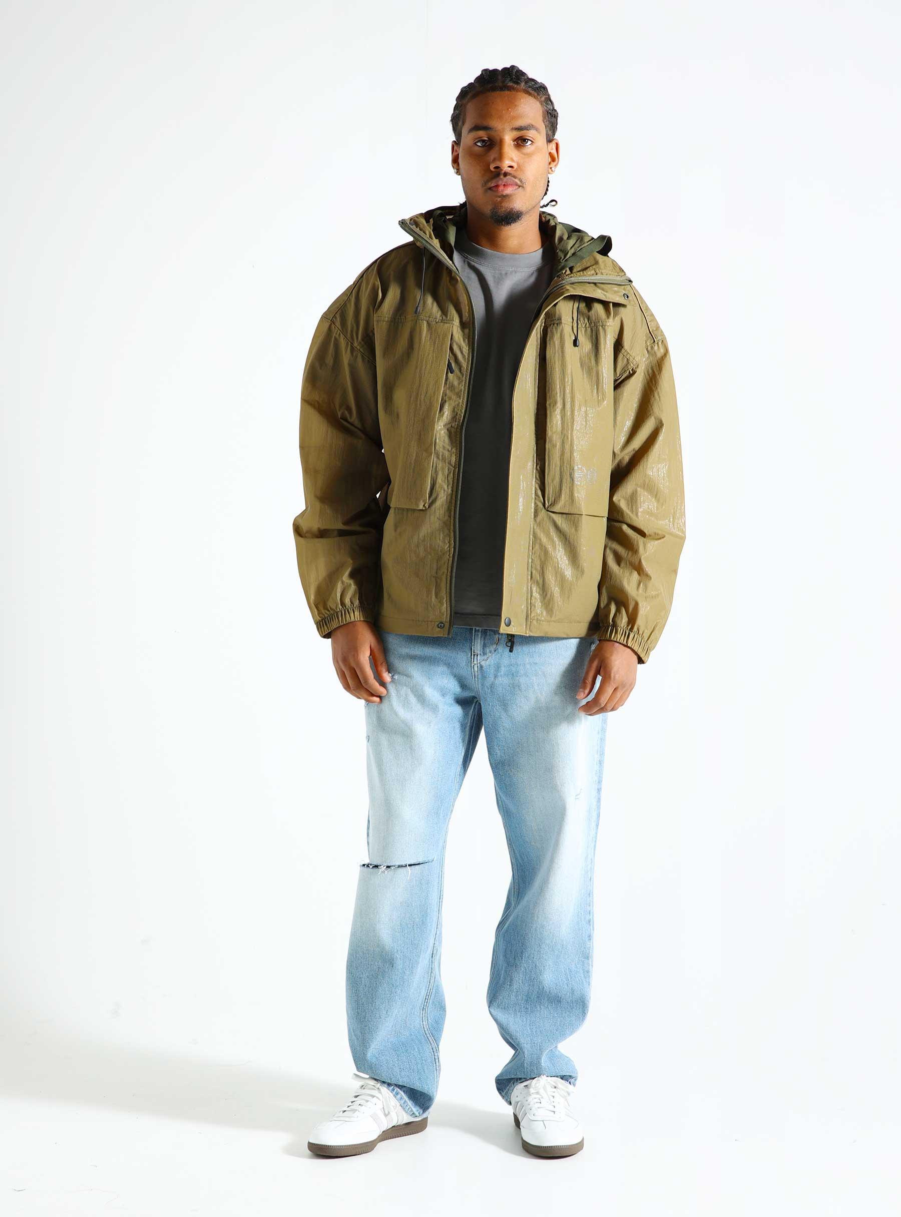 Ridge Jacket Barnacle Mesh Khaki PMO0057