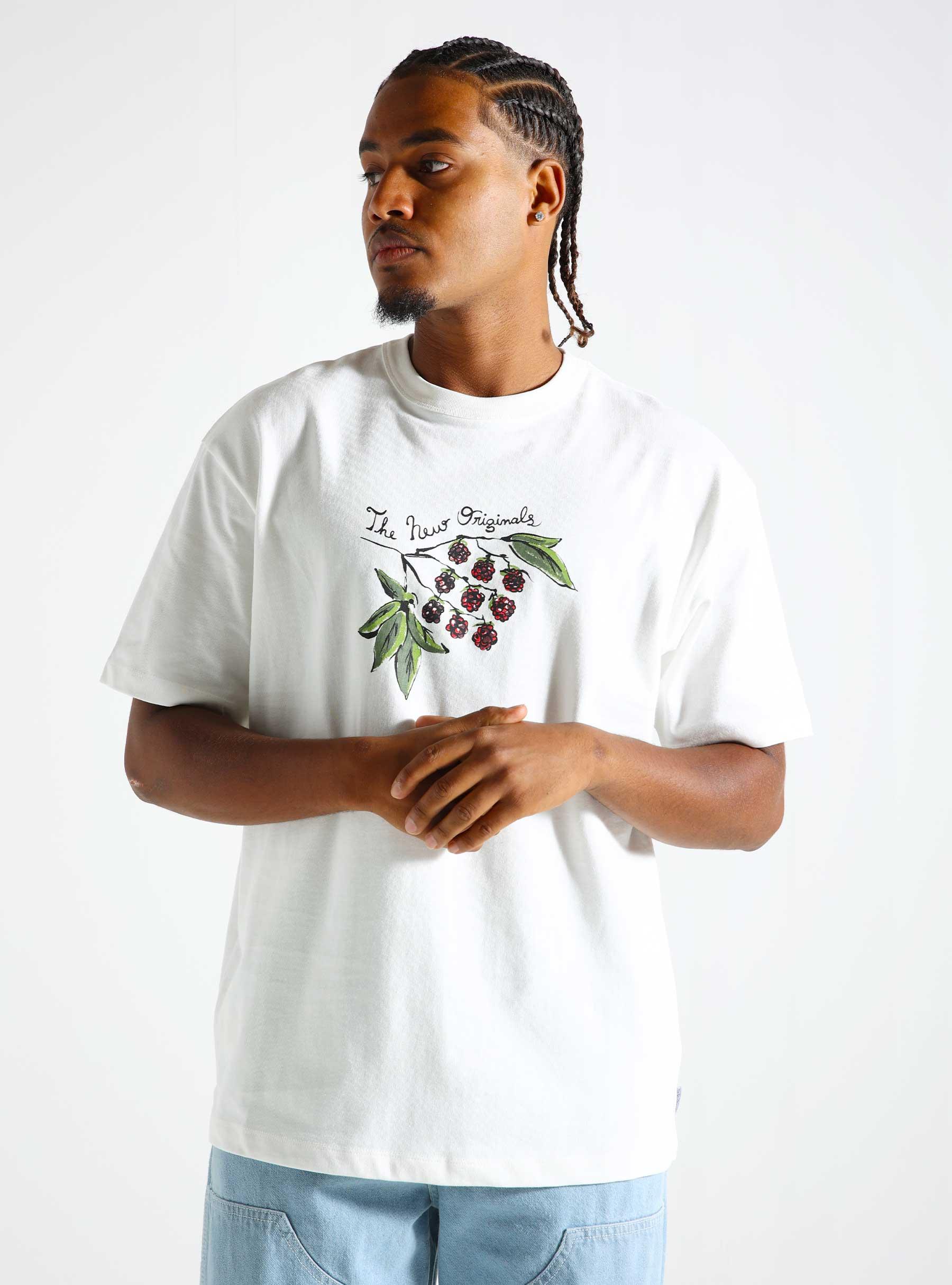 9 Berries T-shirt White Alyssum 1009BTFW24.001