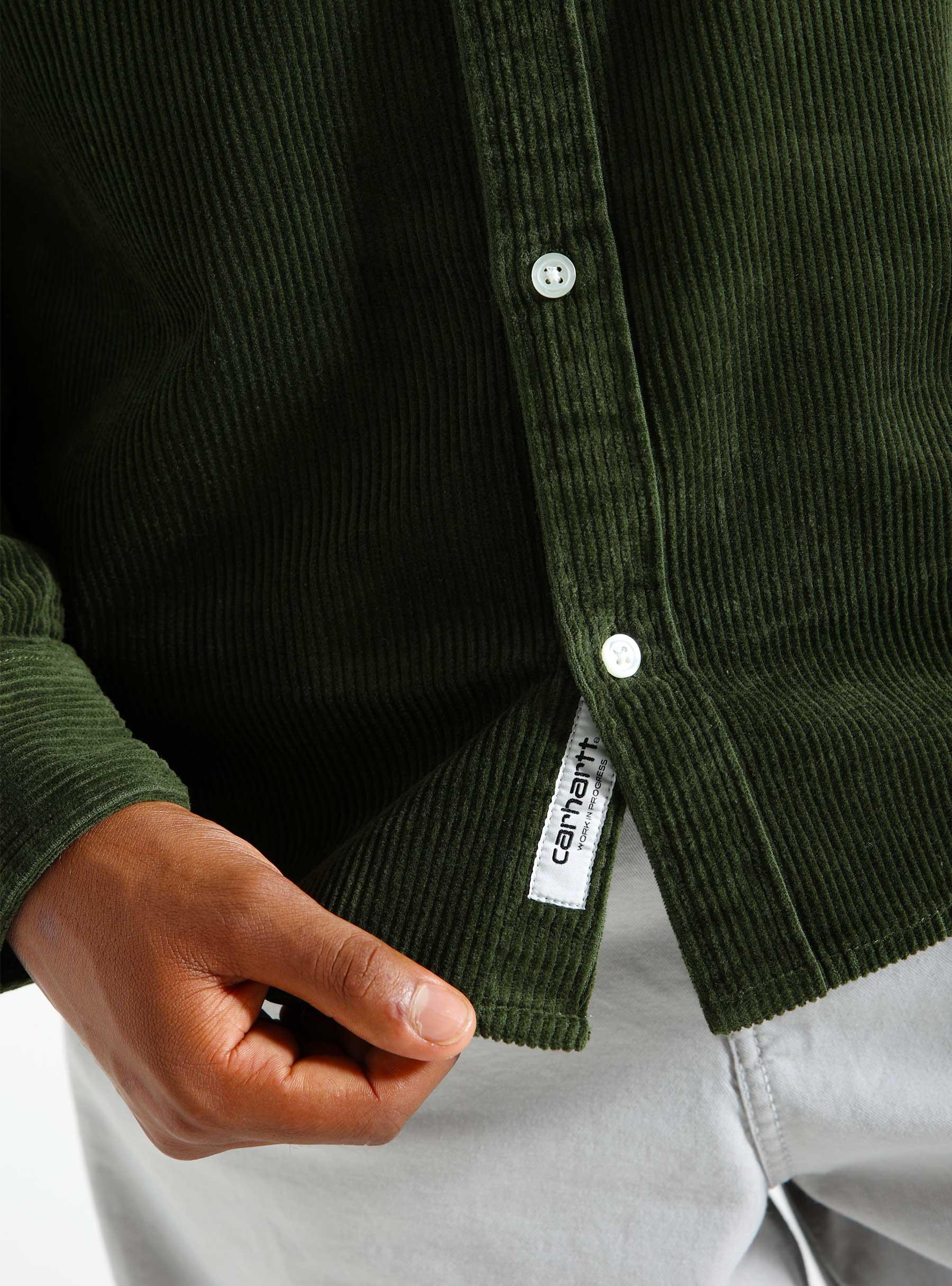 Madison Cord Shirt Tarragon Wax I029958-2EDXX