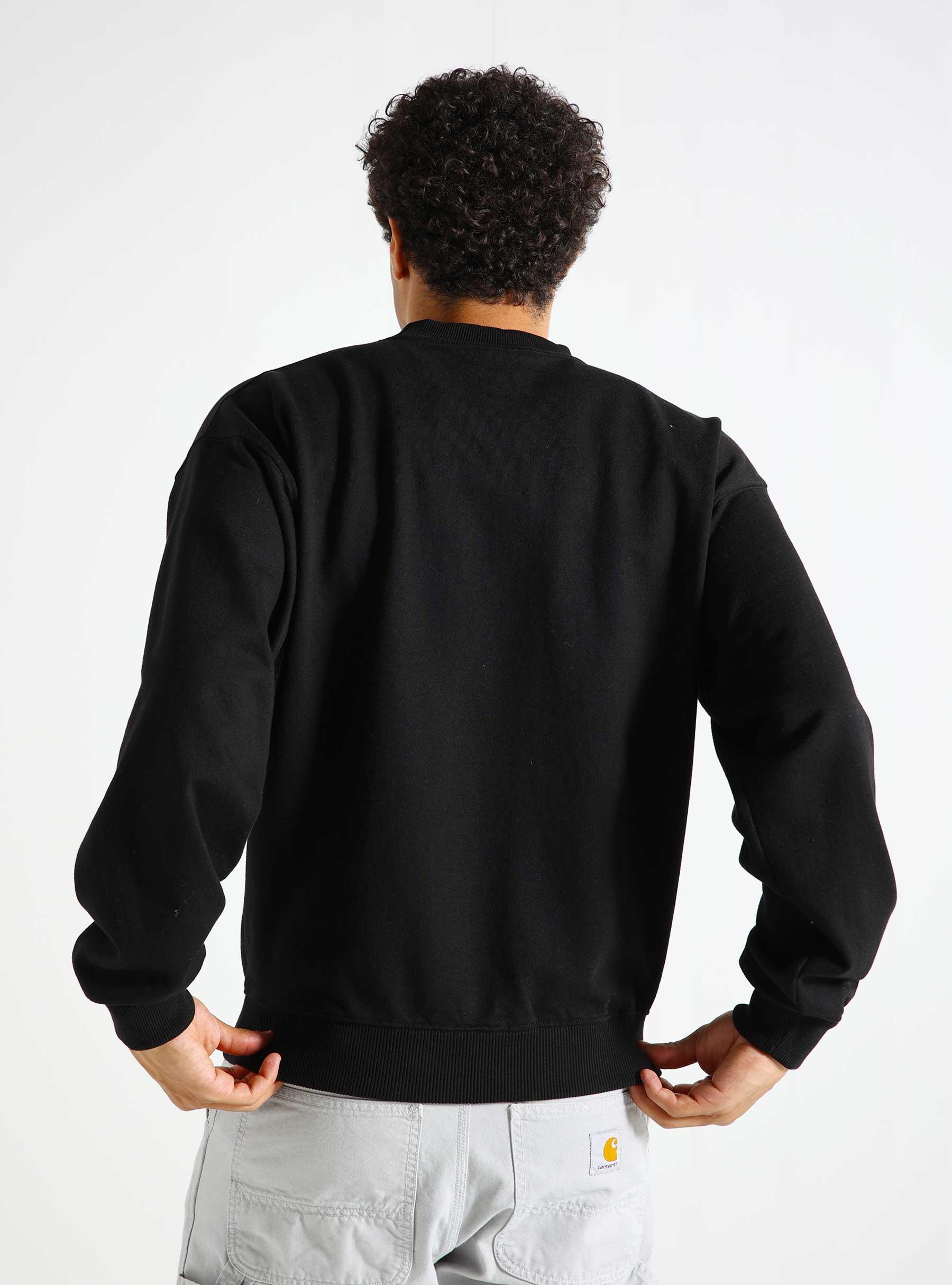 Eyelet Crewneck Black 376