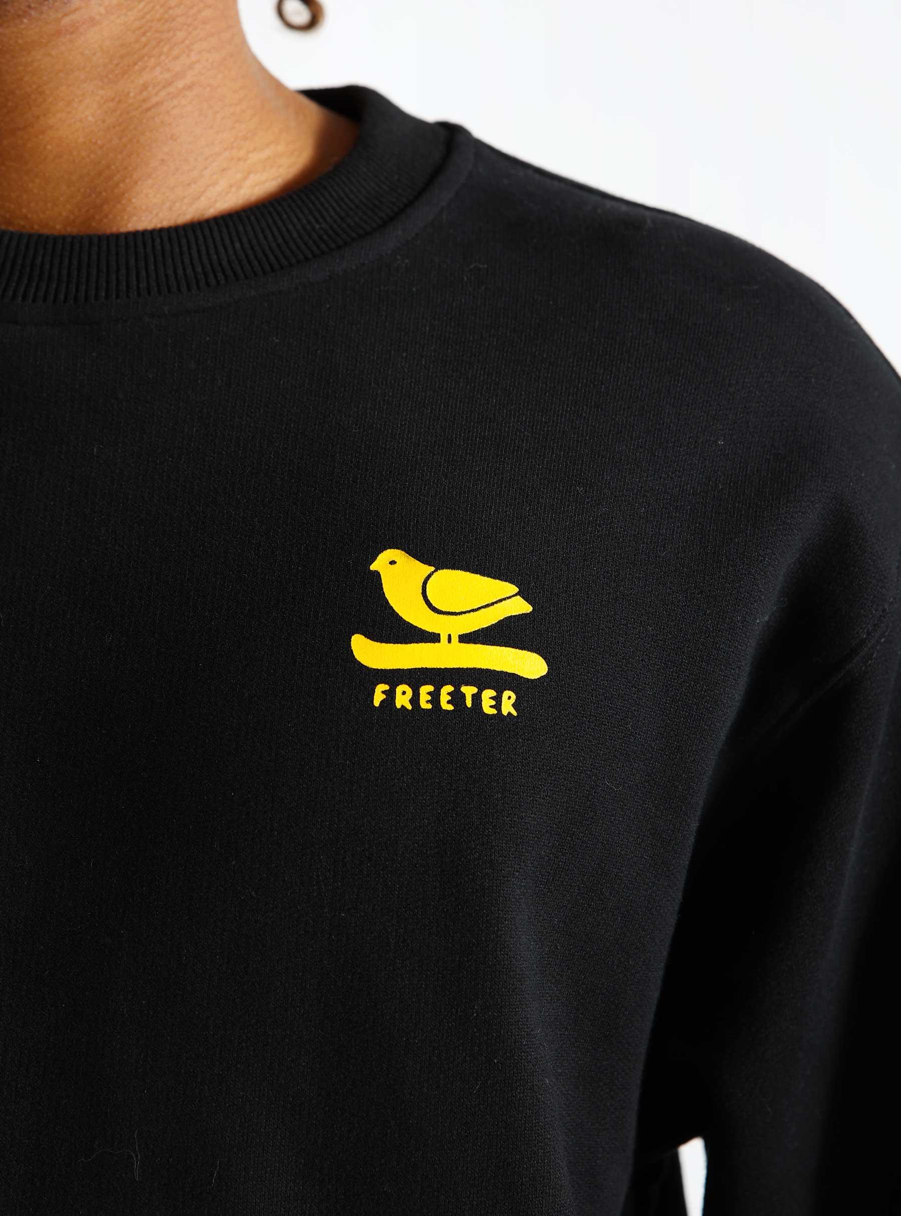 Panel Crewneck Black freeter_aw24_20