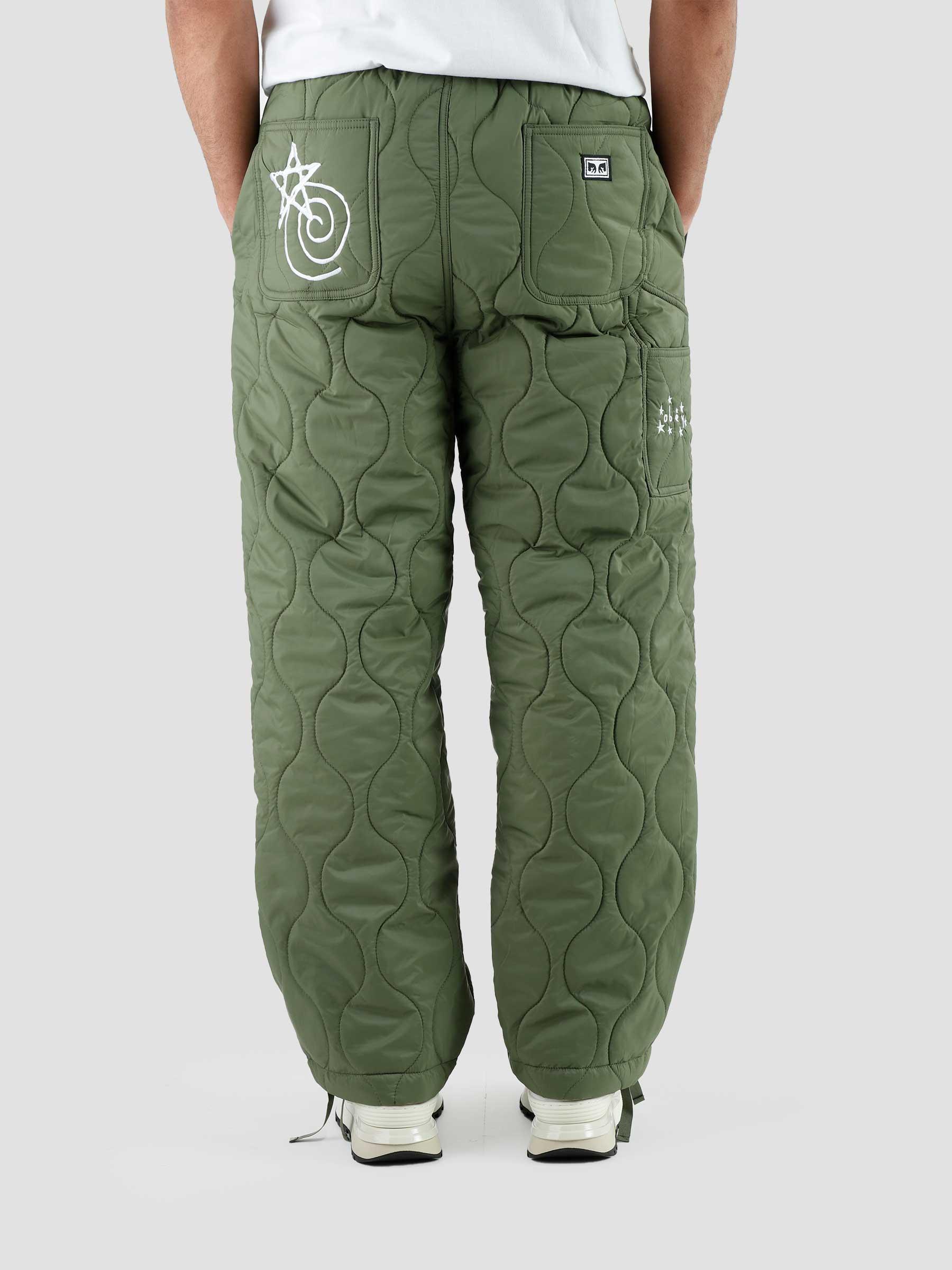 QUILTED Pants/green Quilted Pants/military Pant Liners/hungarian