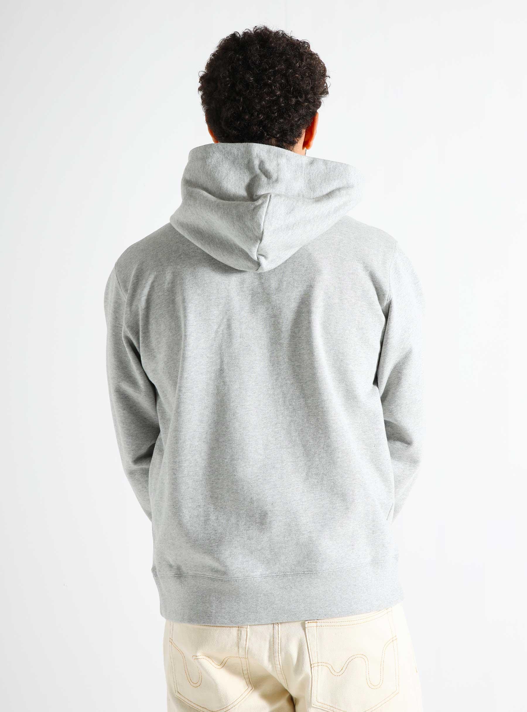 Camo Arch Logo Popover Hoodie Heather Grey B24336