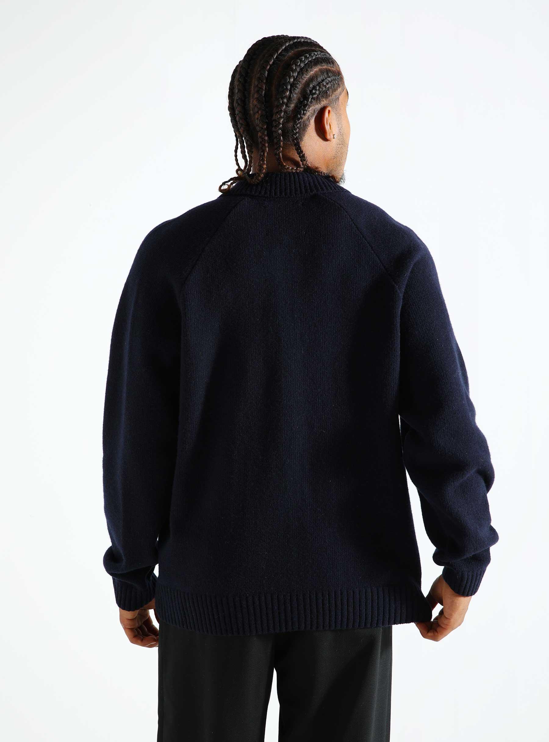 Mars Polo Cardigan Navy I034132-7767