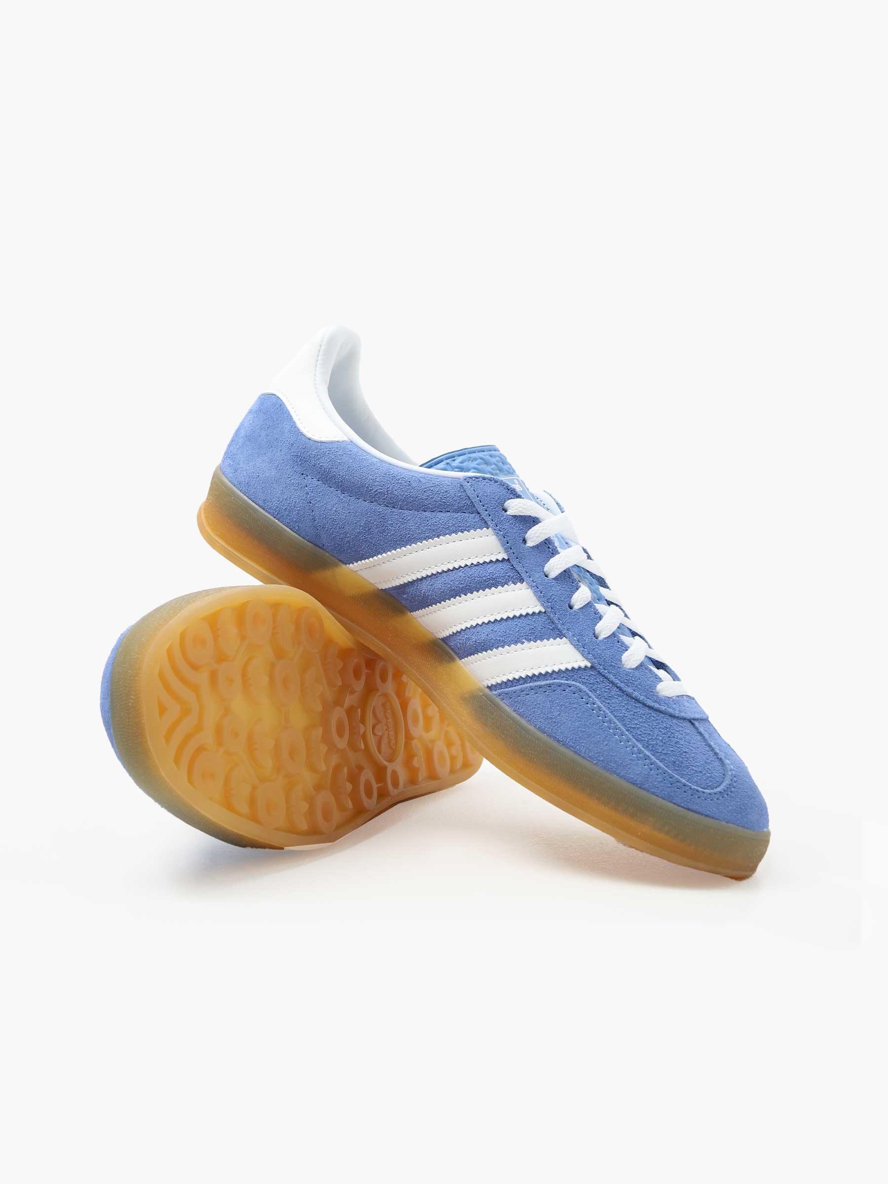 Gazelle Indoor W Blue Fusion Footwear White Gold Met HQ8717