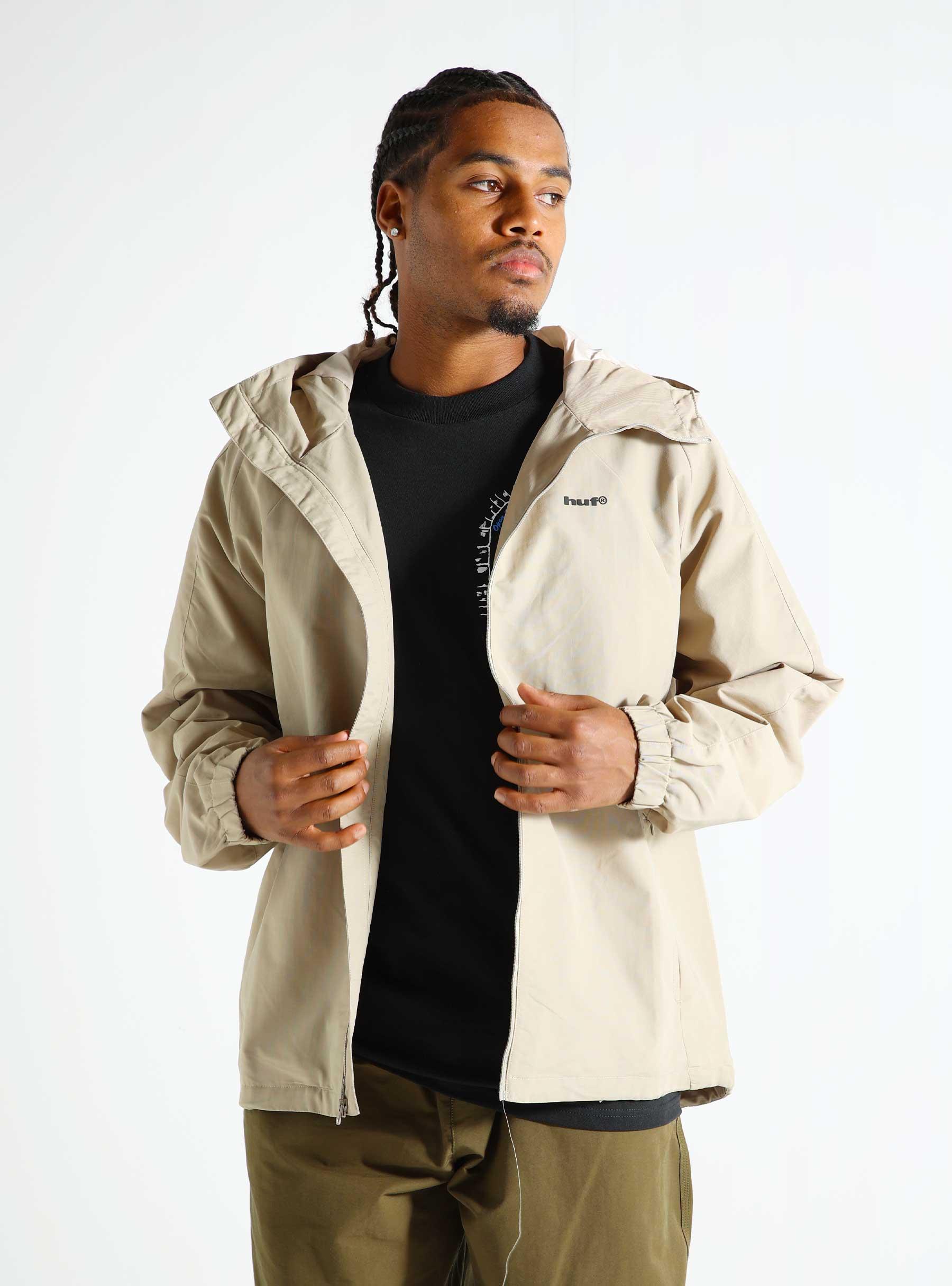 HUF Set Shell Jacket Beige JK00389