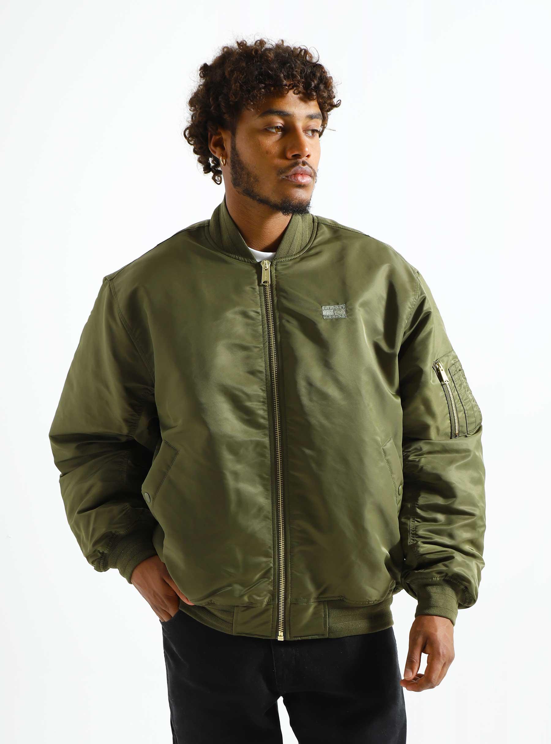 Tommy Jeans TJM - Drab Freshcotton Authentic Green Jacket Army Olive