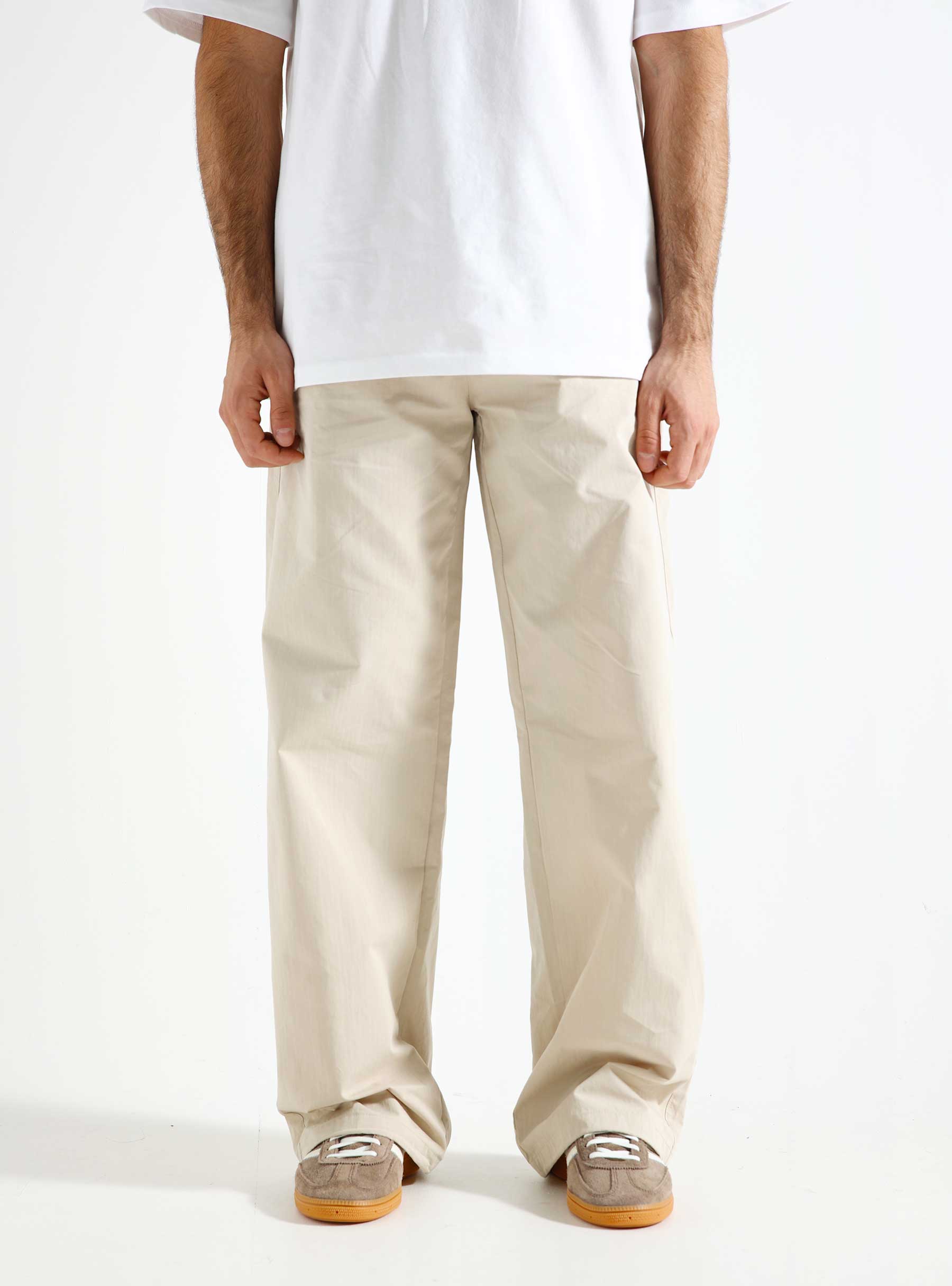 Arte Antwerp Peter Drawstring Pants Cream SS24-058P