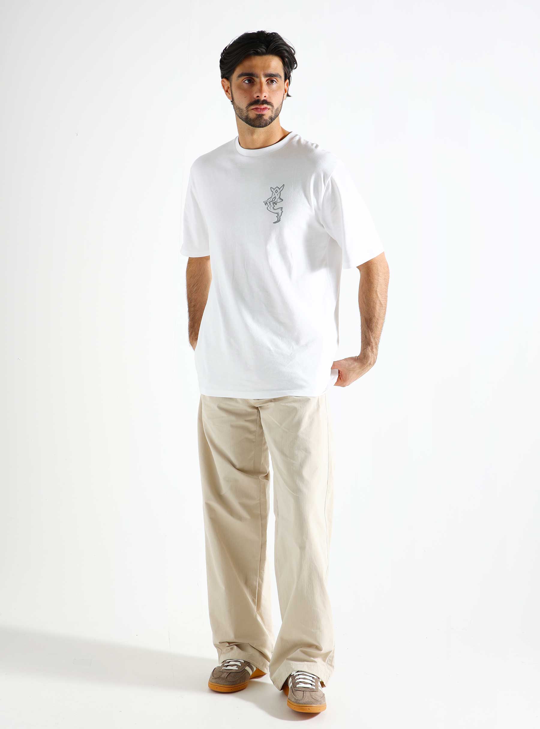 Arte Antwerp Peter Drawstring Pants Cream SS24-058P