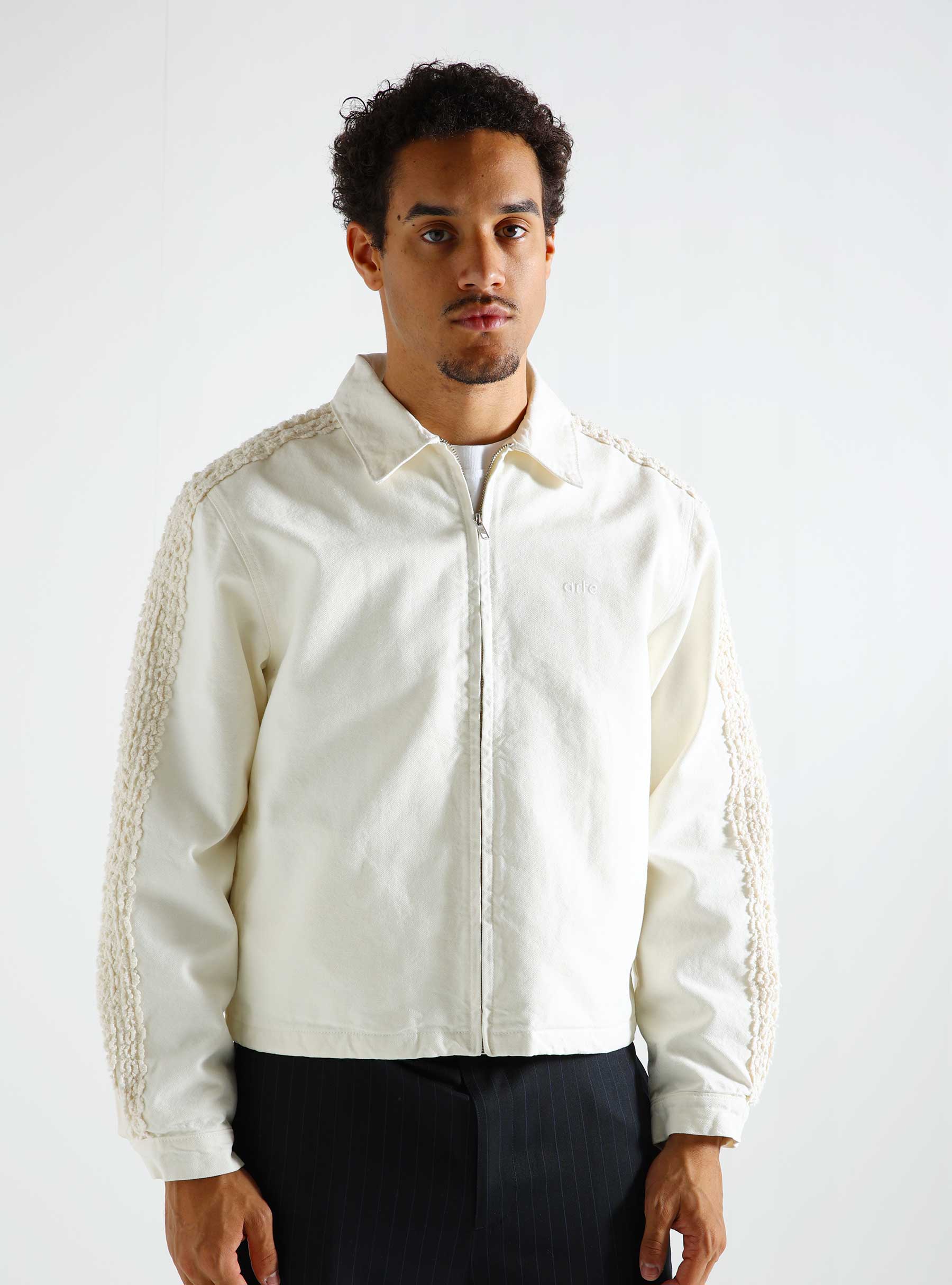 Arte Antwerp Flower Tape Jacket Cream AW24-079J