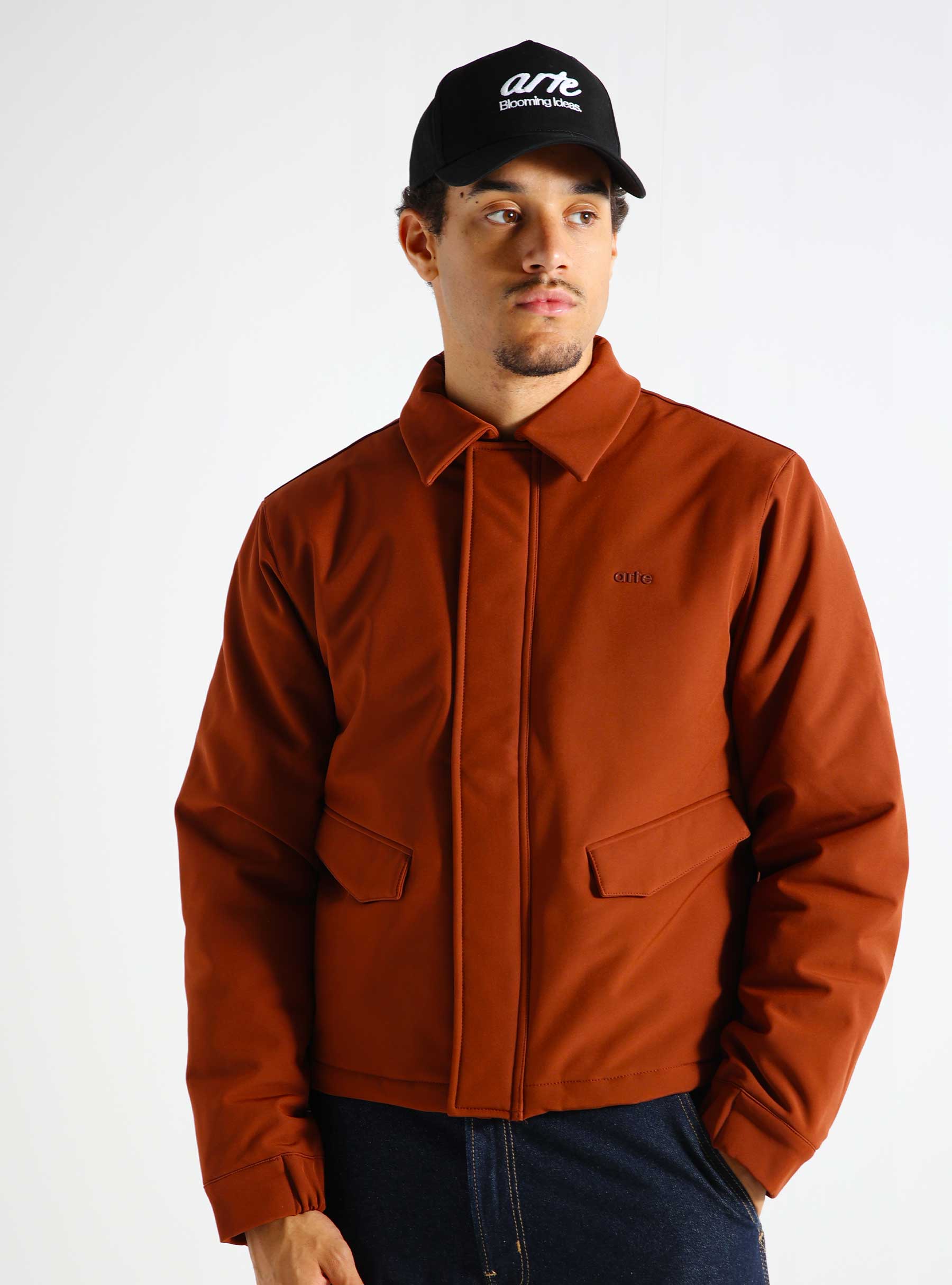 Arte Antwerp Nylon Jacket Orange AW24-084J