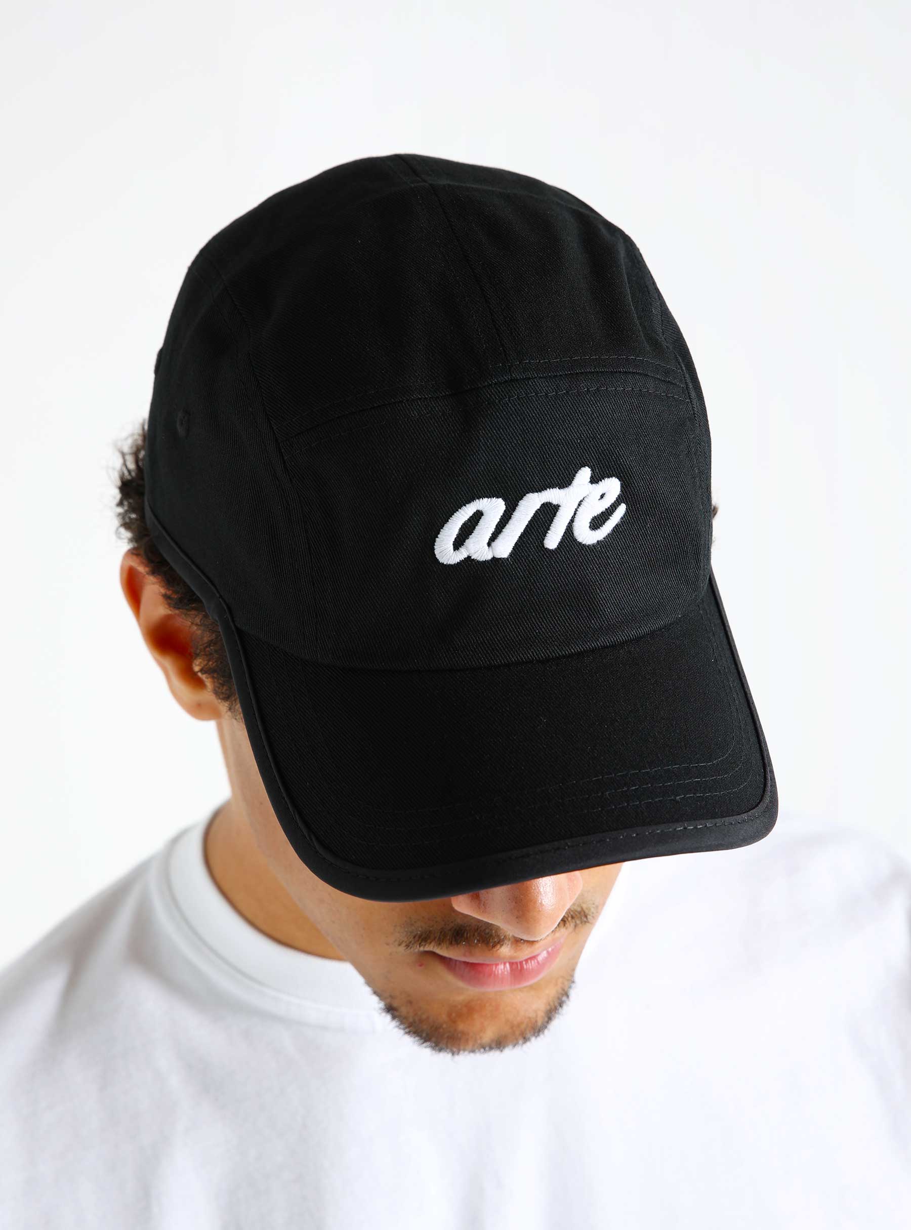 Arte Antwerp 5-Panel Embroidery Cap Black AW24-225AC