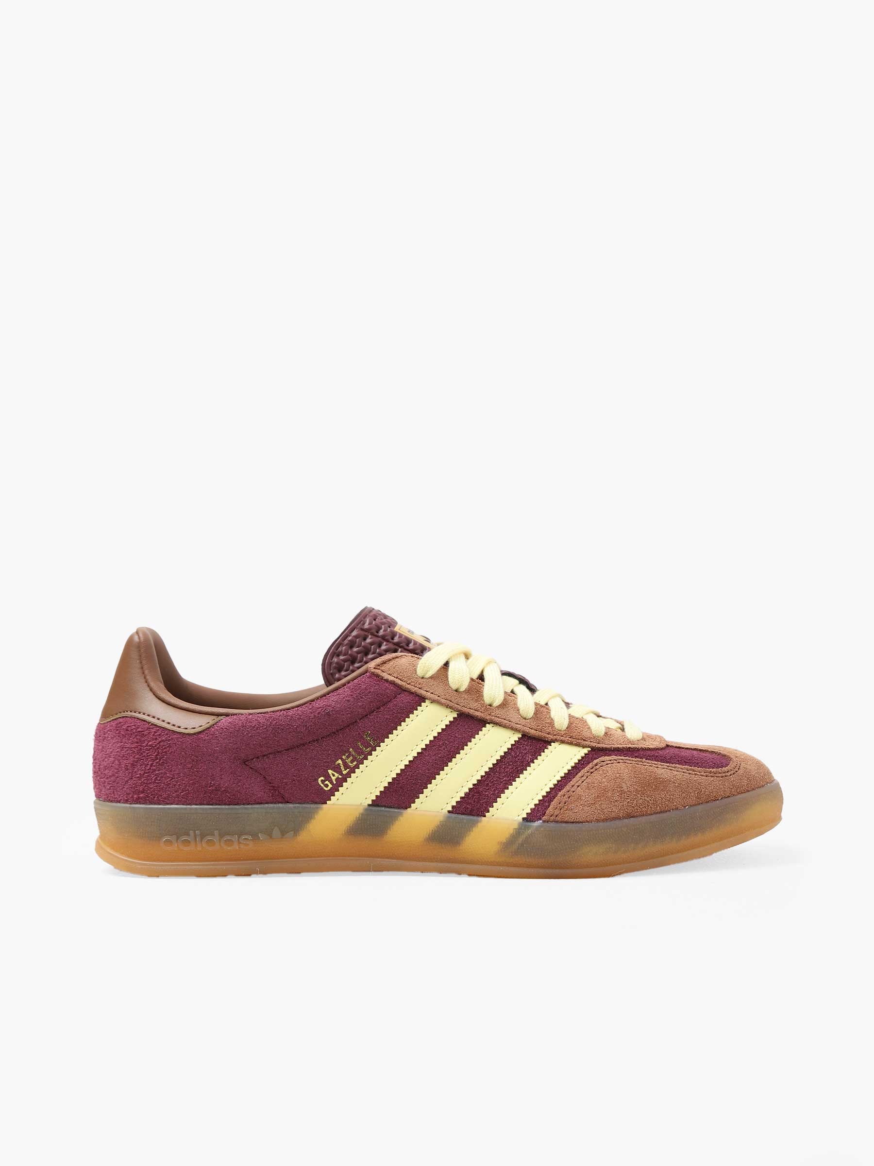 adidas Gazelle Indoor Maroon Almost Yellow Preloved Brown JI0324