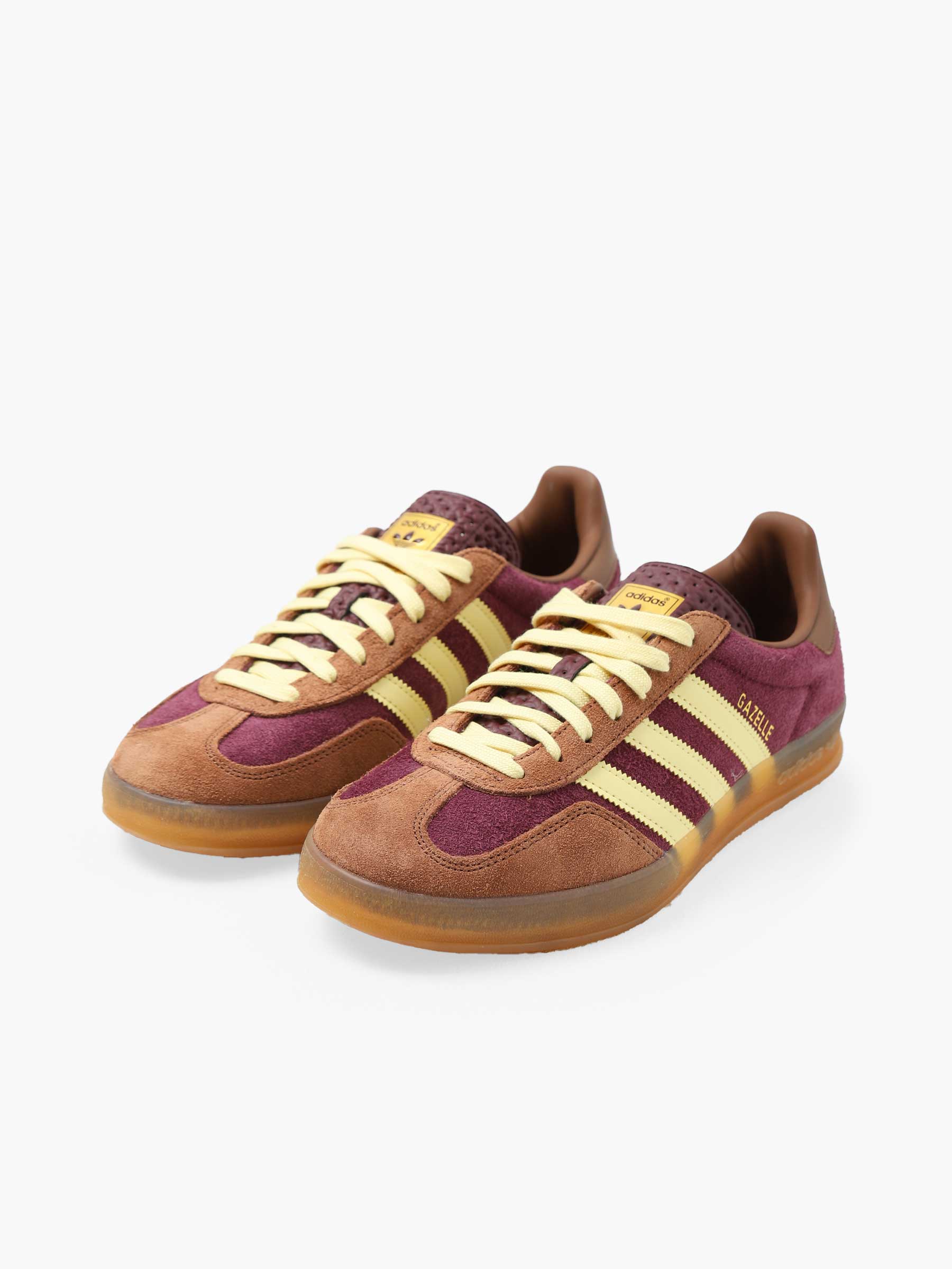 adidas Gazelle Indoor Maroon Almost Yellow Preloved Brown JI0324