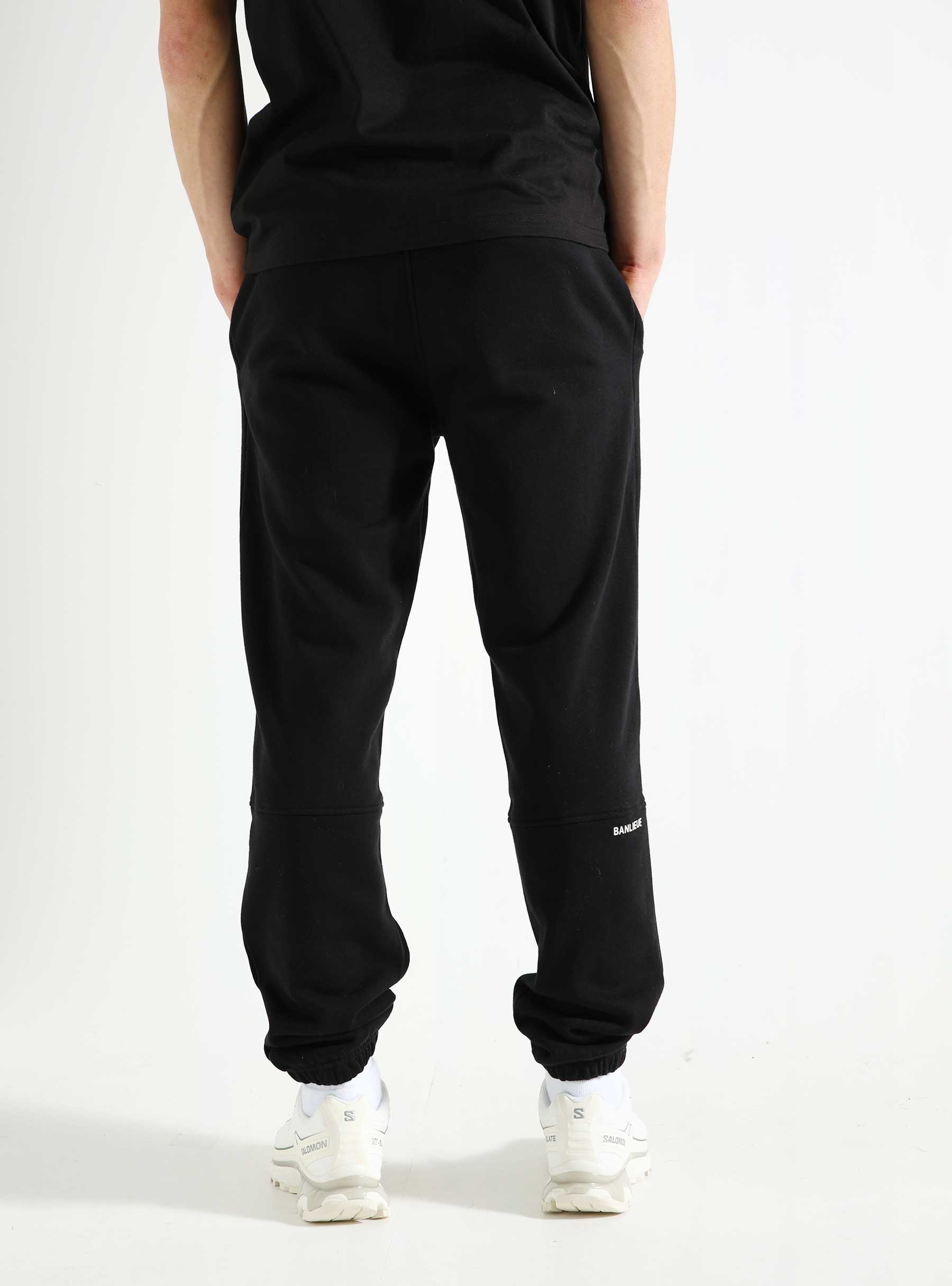 Banlieue B+ Script Sweatpants Black BPLUS-FW23-JOG02