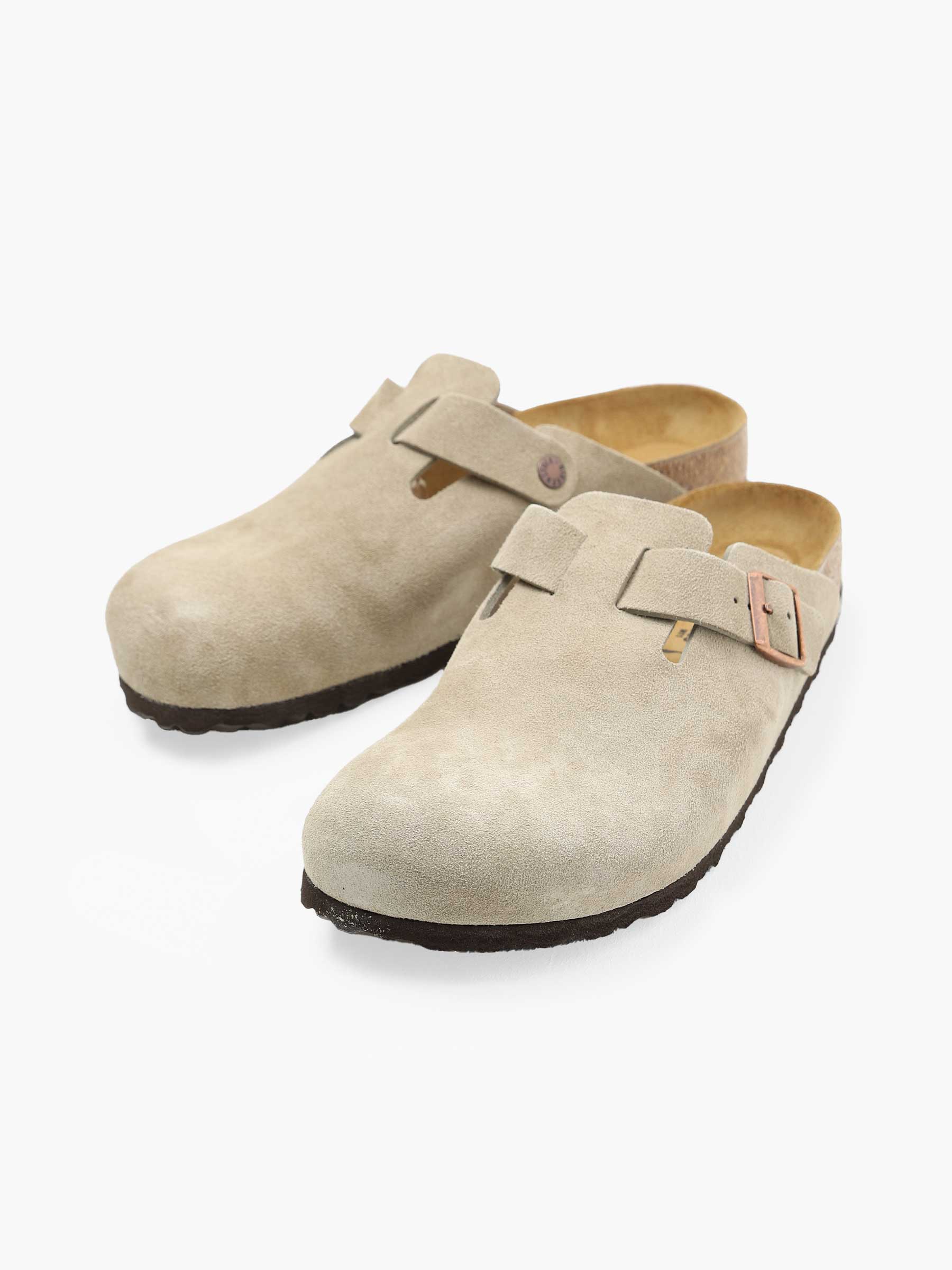 Birkenstock Boston Suede Leather Taupe 60463