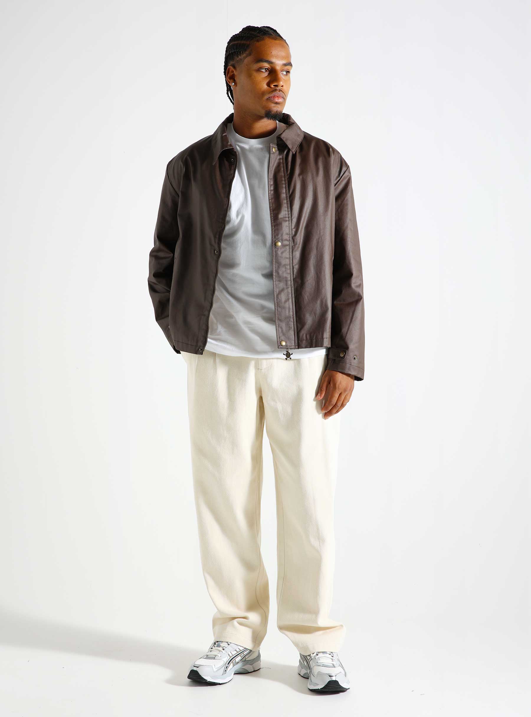 Brams Fruit Lemon Buckle Wax Jacket Brown 320