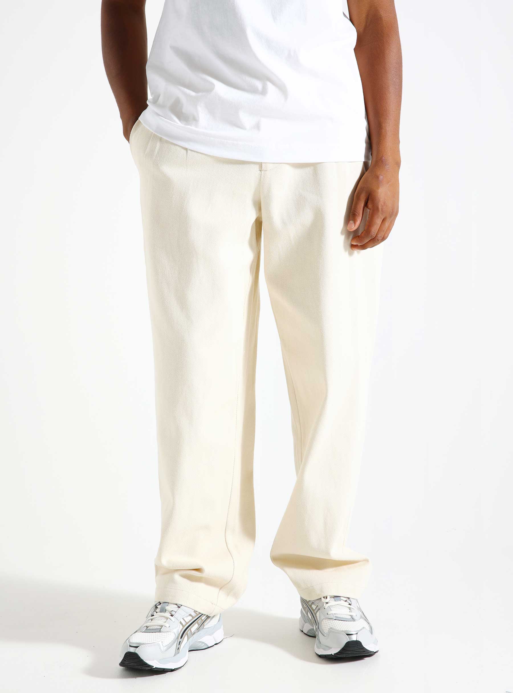 Brams Fruit Twill Trousers Beige 414