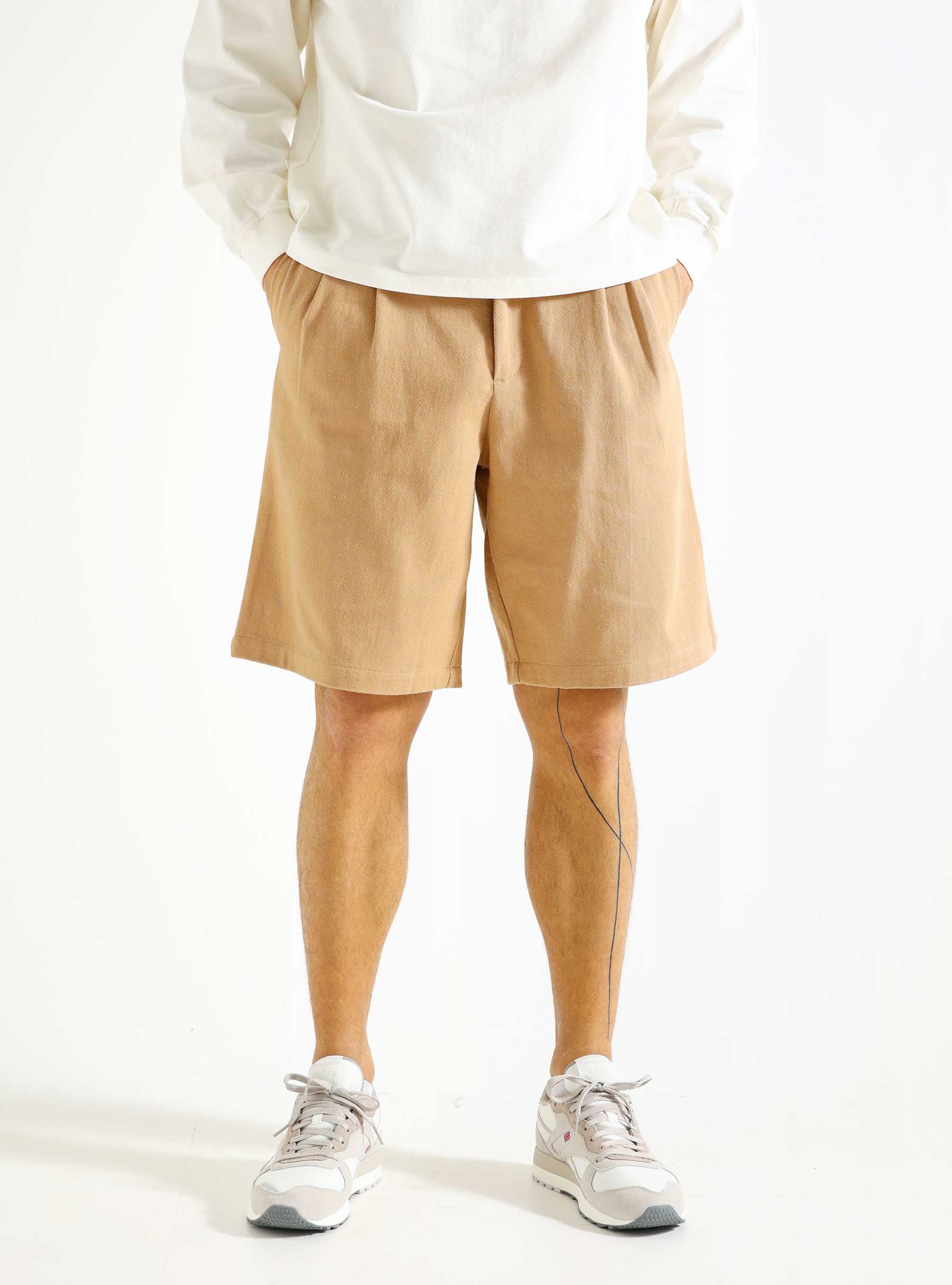 Brams Fruit Twill Shorts Khaki 185