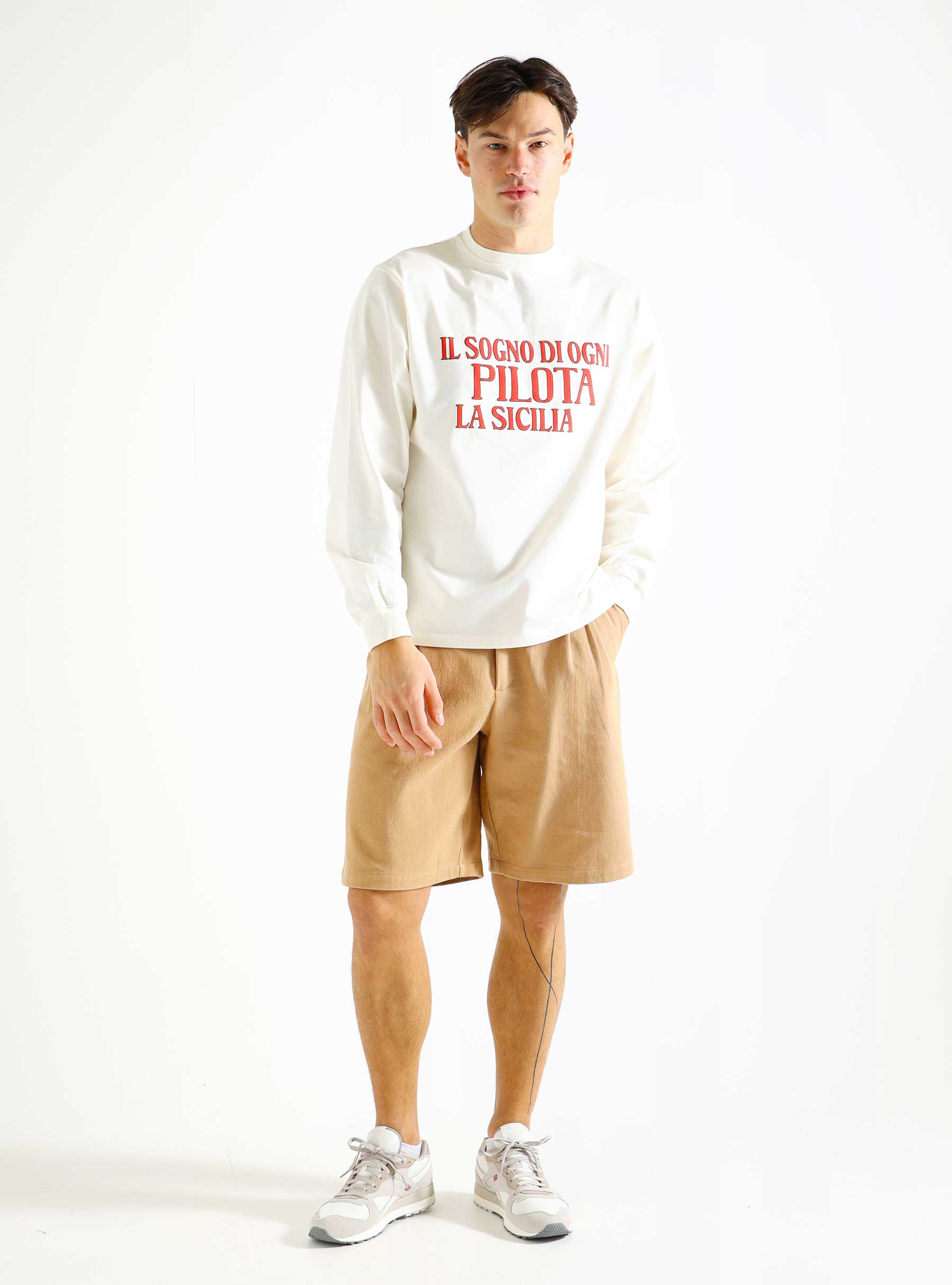 Brams Fruit Twill Shorts Khaki 185