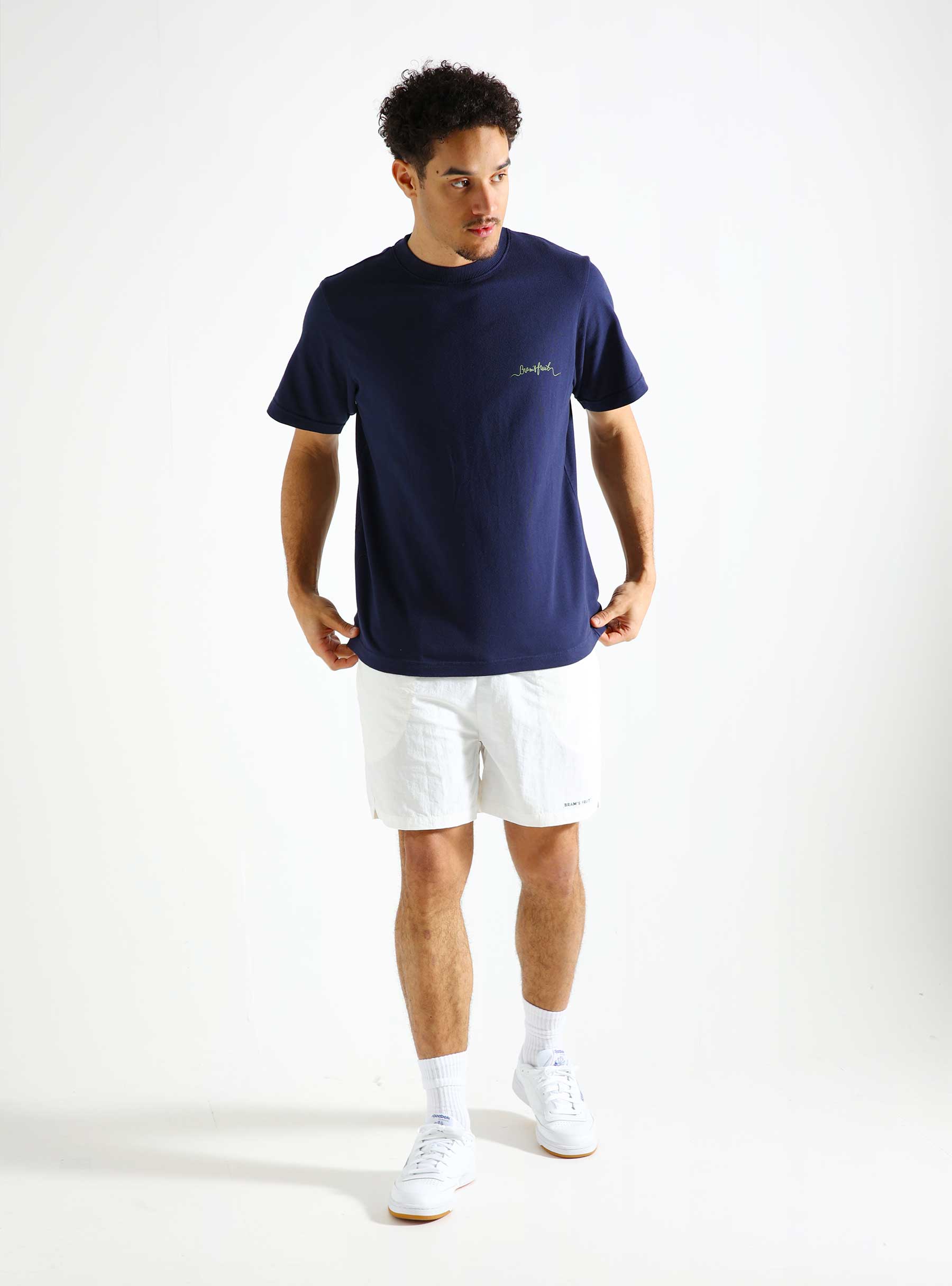 Brams Fruit Logo Short White 298