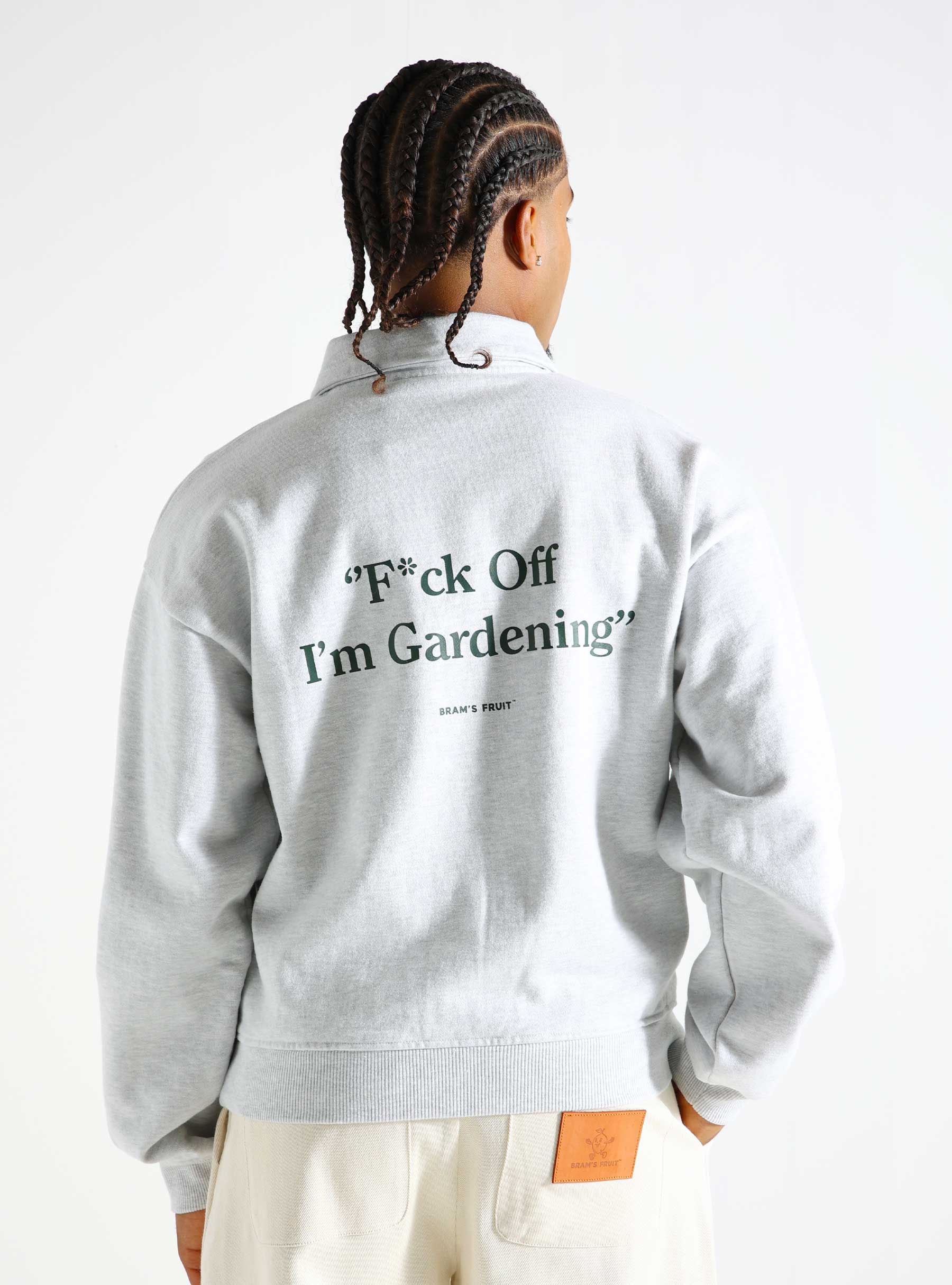 Brams Fruit F*ck off I'm Gardening Polo Sweat Grey 258