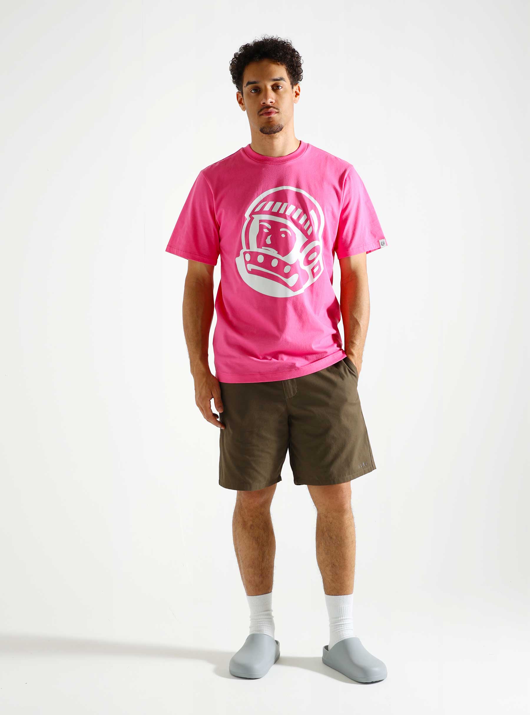 Billionaire Boys Club Astro Helmet Logo T-Shirt Pink B24242