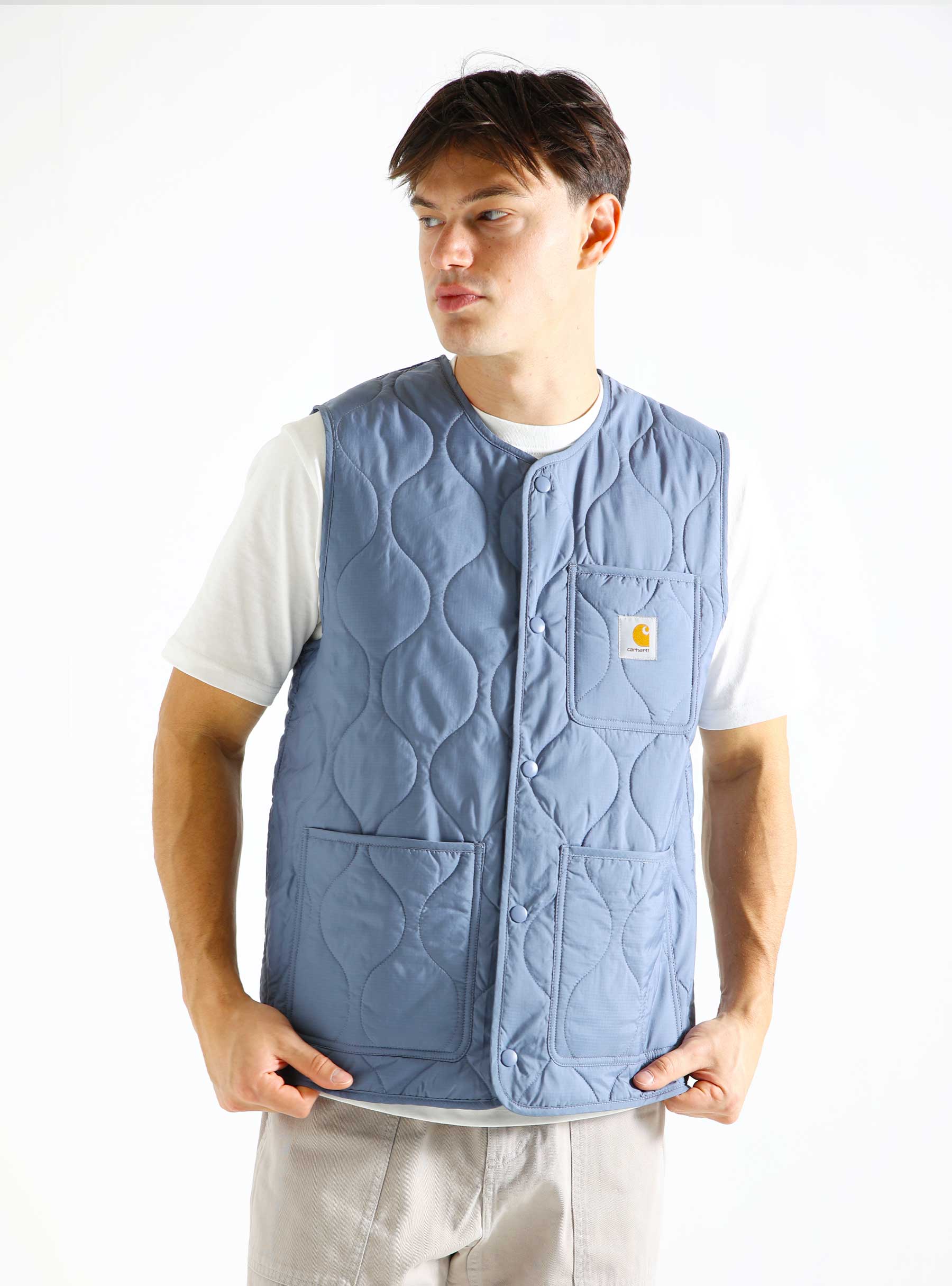 Carhartt WIP Skyton Vest Bay Blue I032989-1YDXX