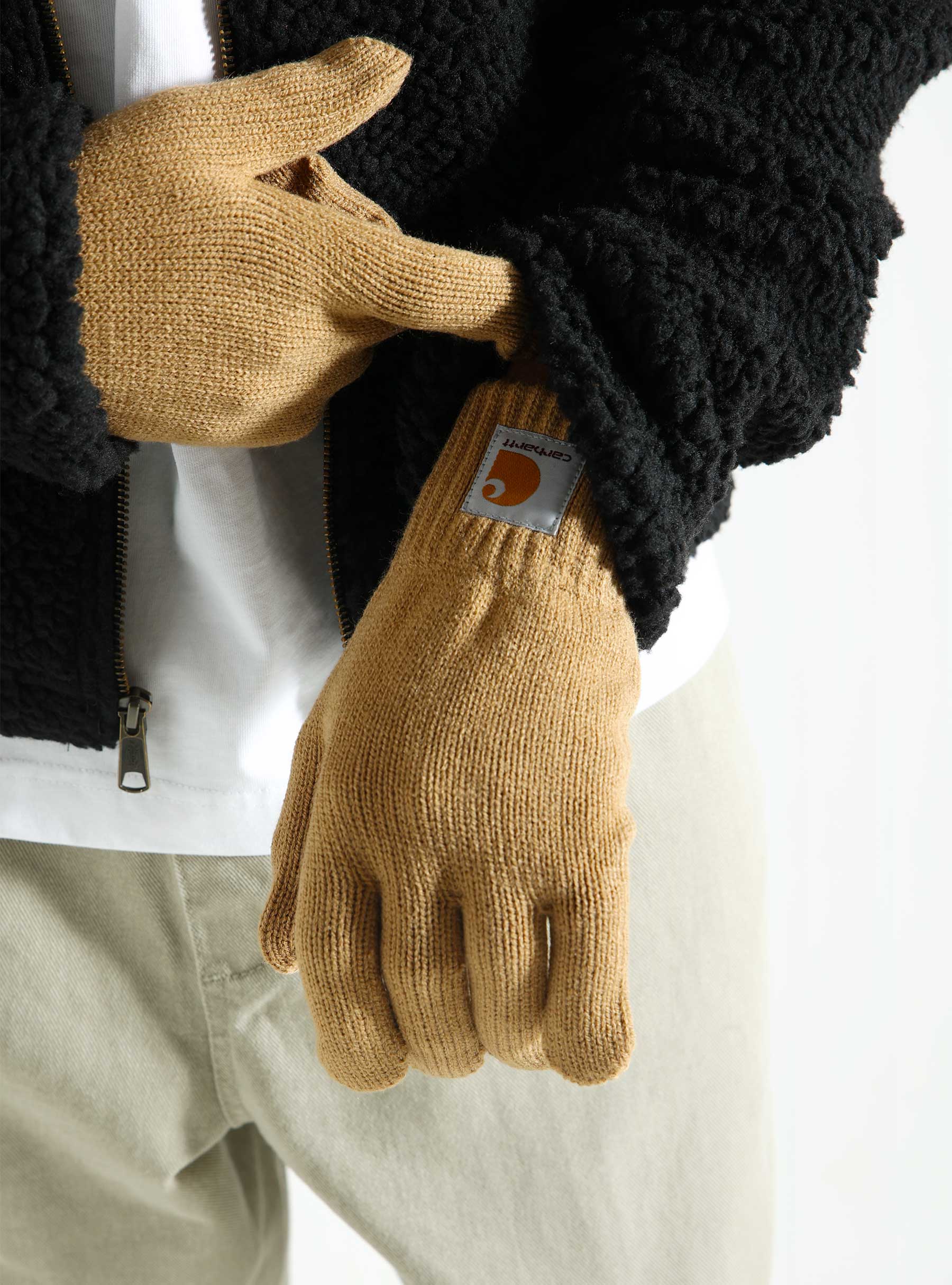 Carhartt WIP Watch Gloves Peanut I021756-2FSXX