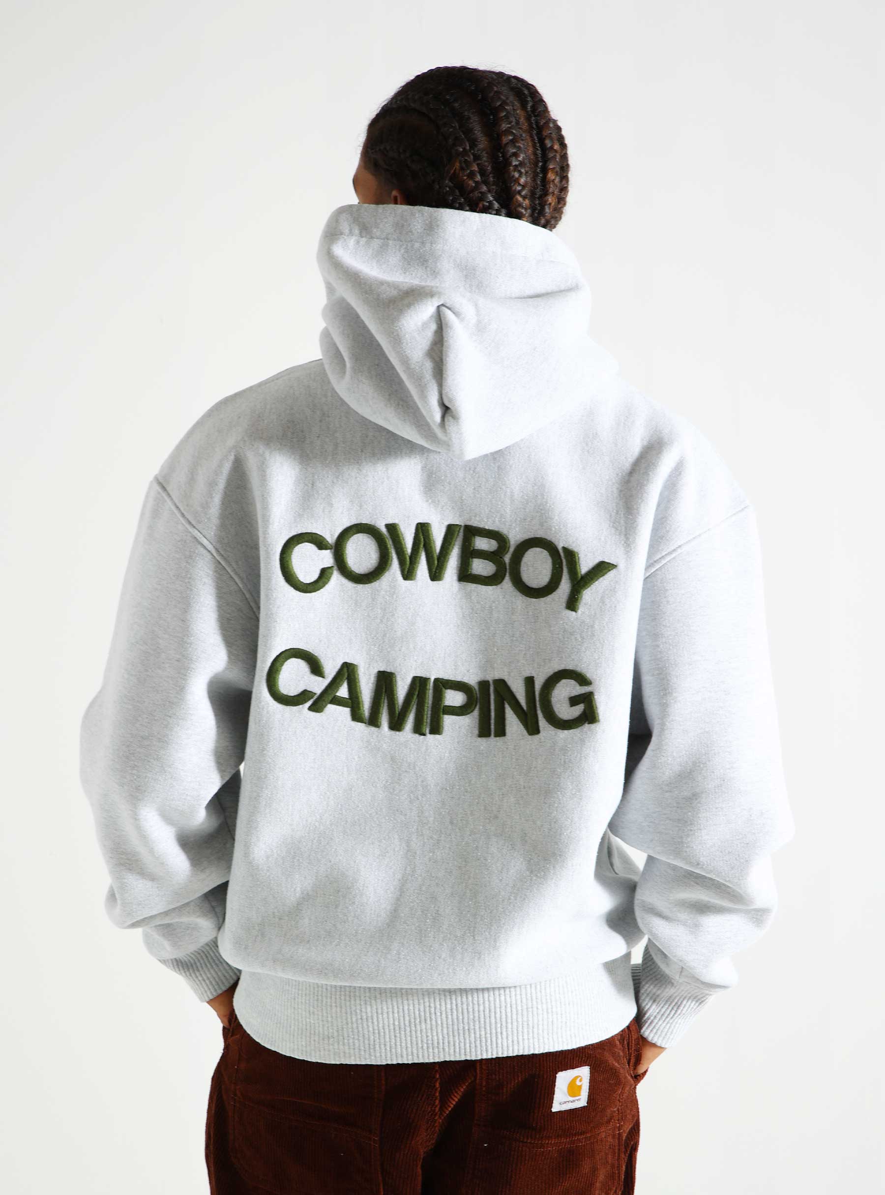 PAL Sporting Goods Cowboy Camping Hoodie Light Gray PALAW24011