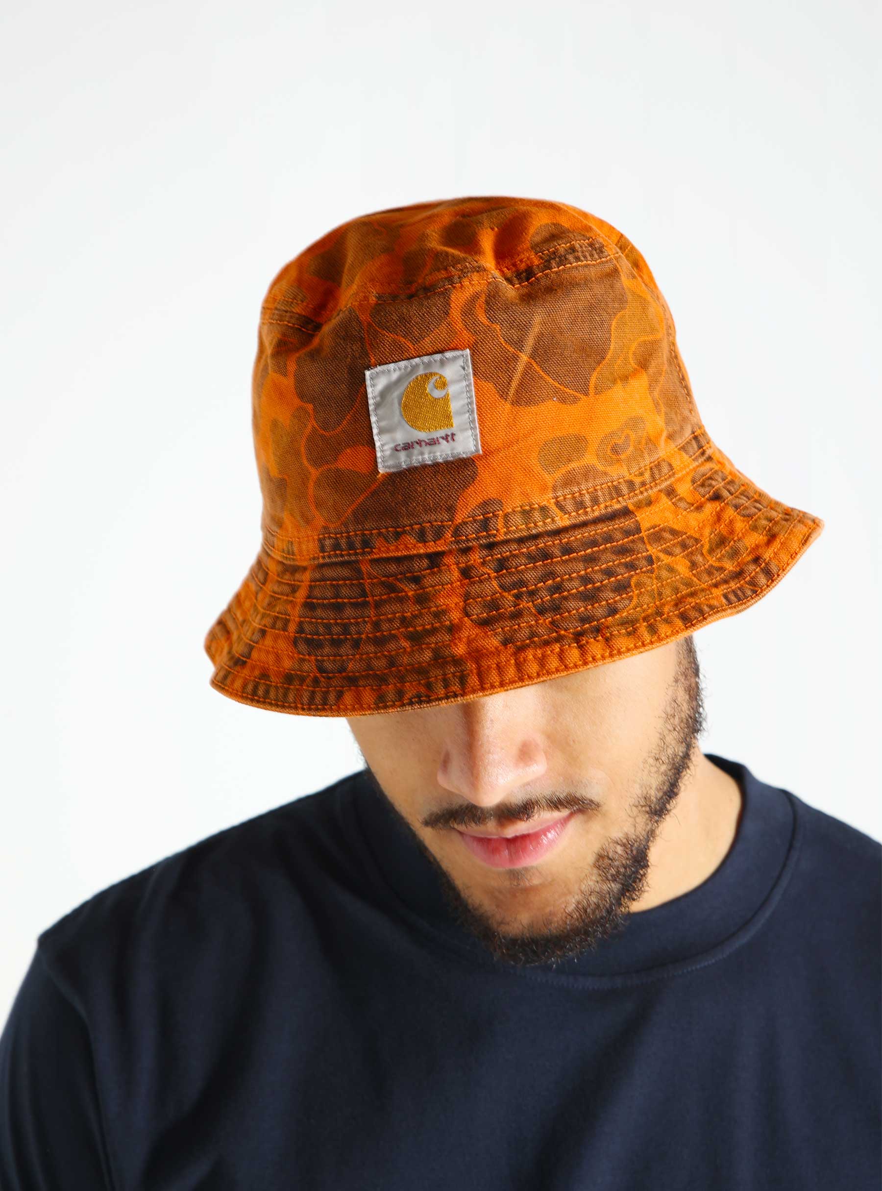 Carhartt WIP Duck Bucket Hat Camo Duck Green Turmeric I034248-2FAGD