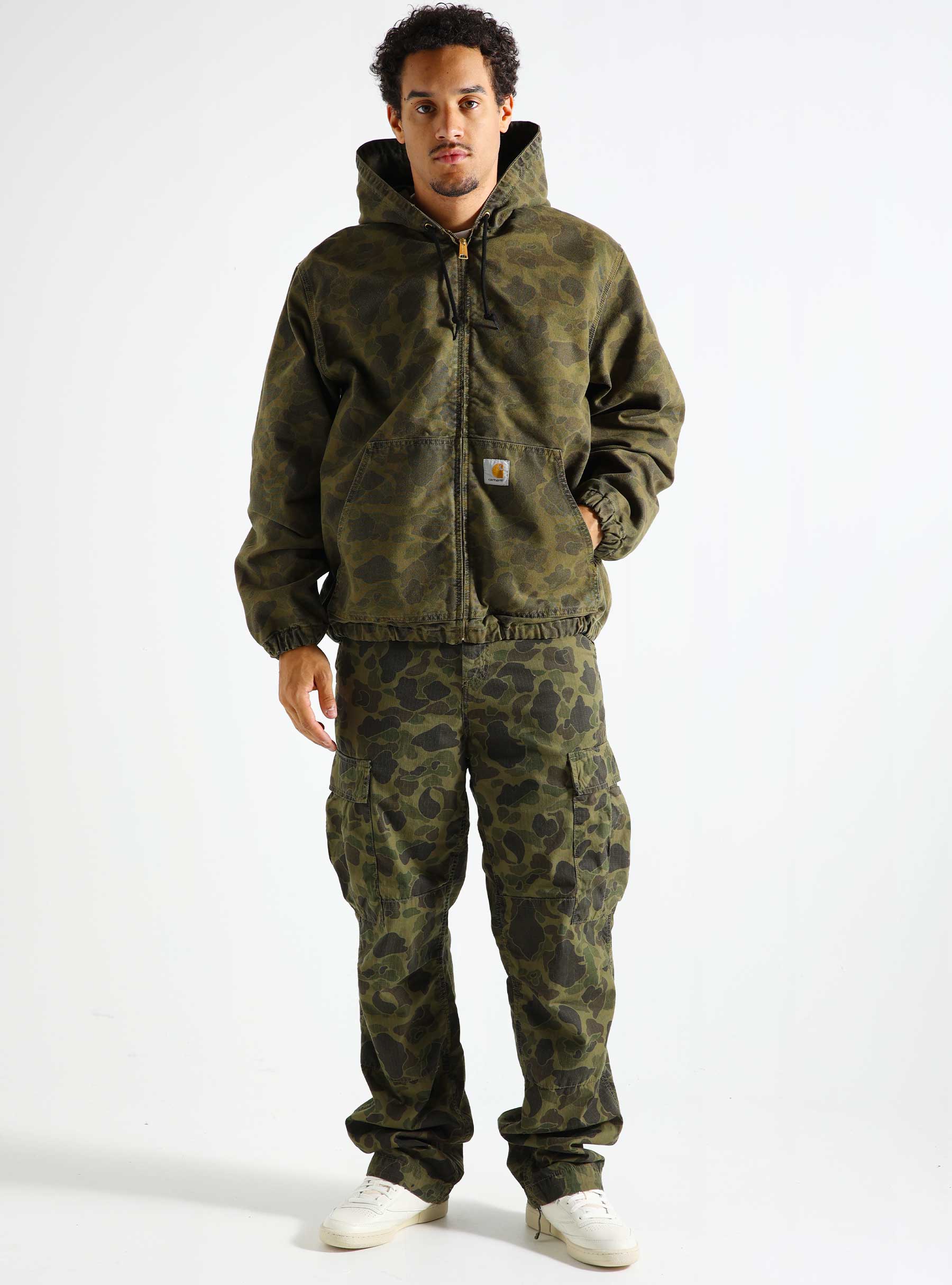 Carhartt WIP Duck Active Jacket Camo Duck Green Office Green I033897-2MQGD