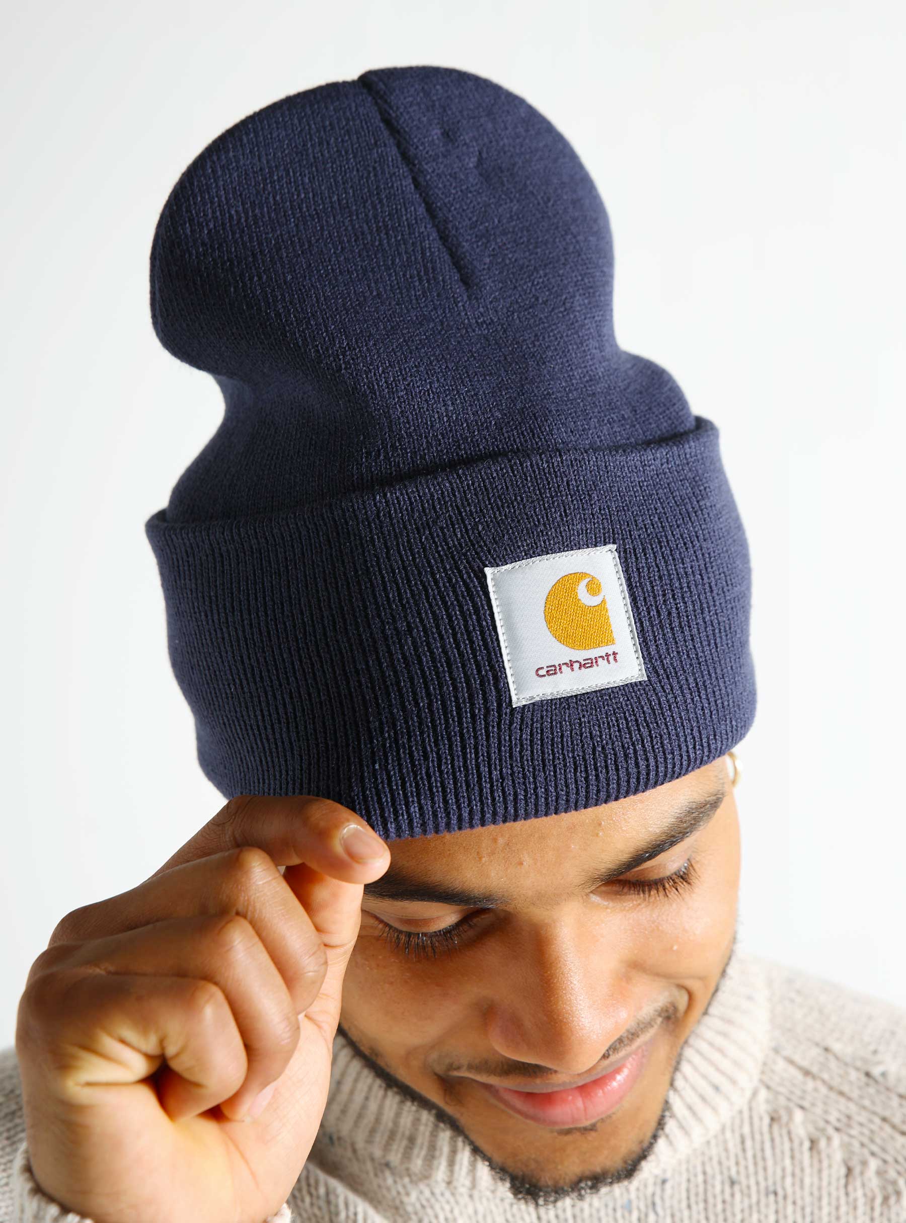 Carhartt WIP Acrylic Watch Hat Air Force Blue I020222-29LXX