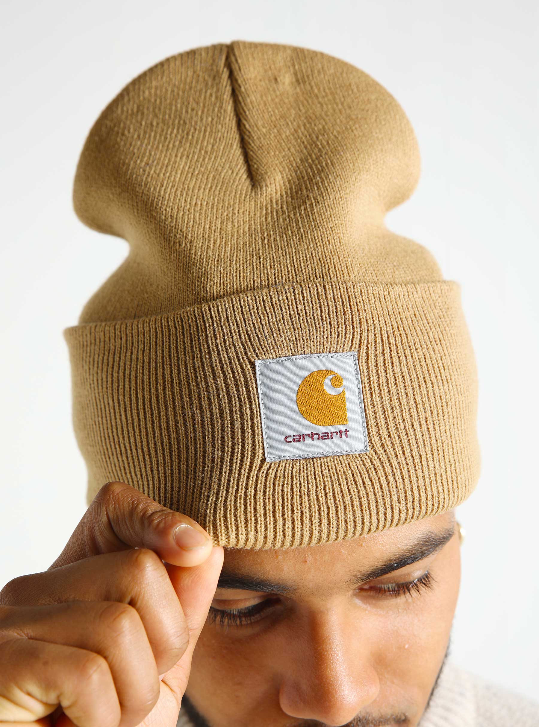 Carhartt WIP Acrylic Watch Hat Peanut I020222-2FSXX