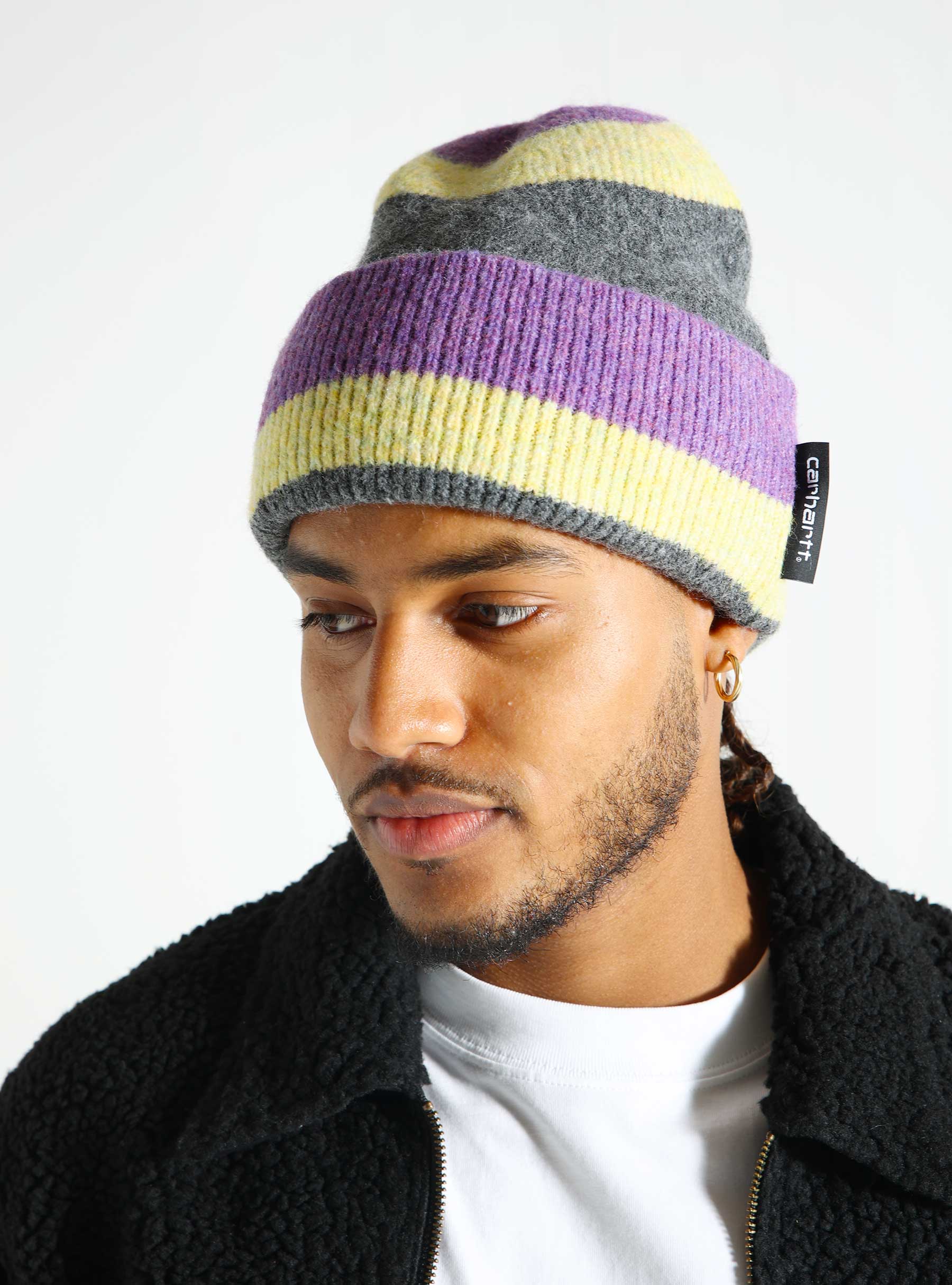 Carhartt WIP Sundling Beanie Sundling Stripe Jacquard Aura I033845-2HTXX