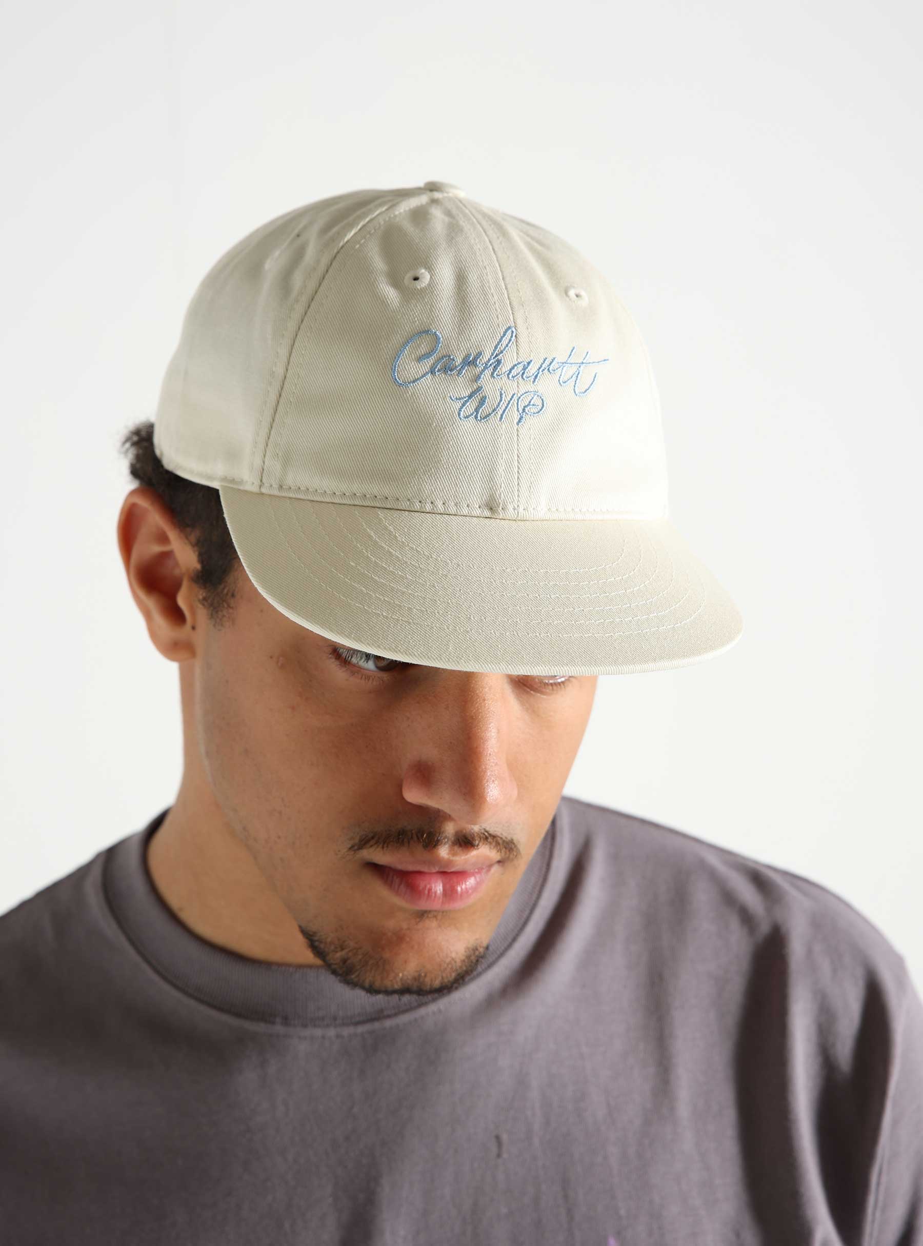 Carhartt WIP Signature Cap Natural Dusty Ice I034036-2JHXX