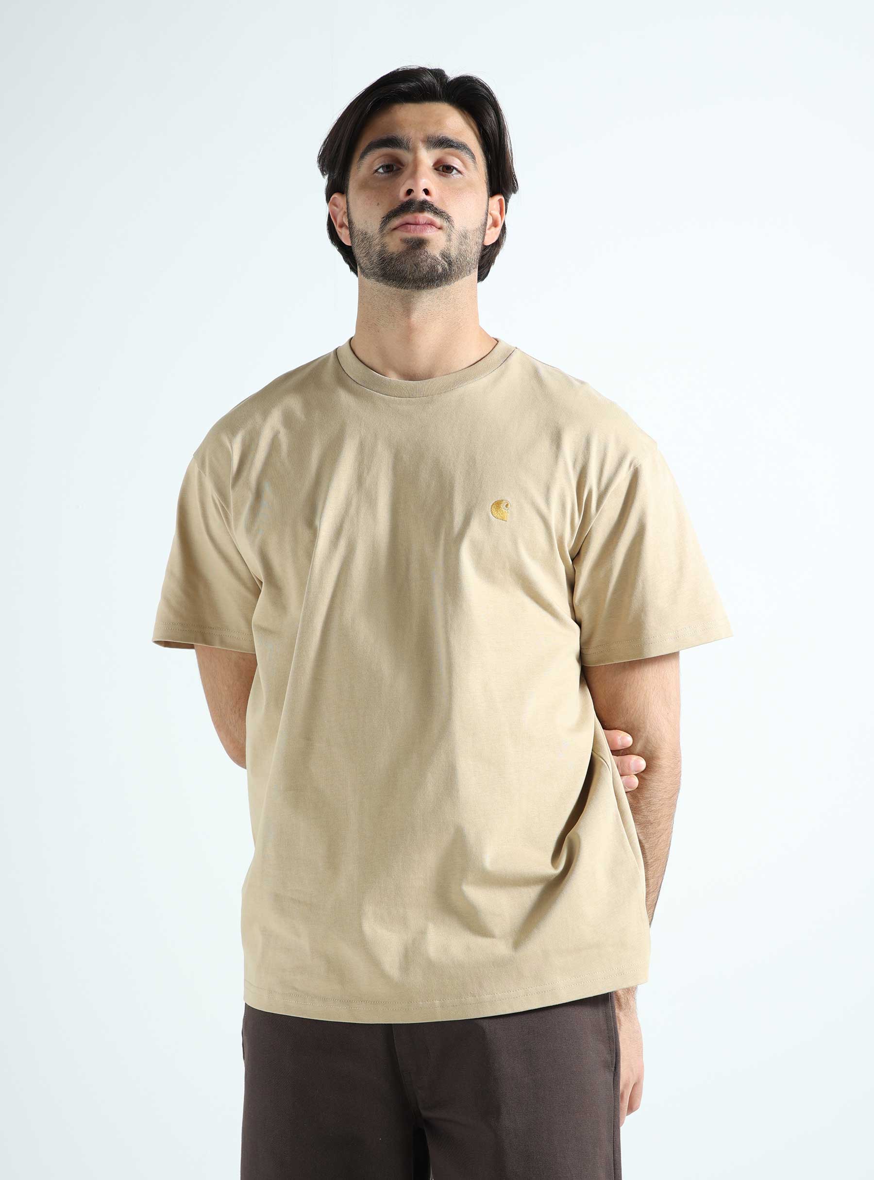 Carhartt WIP Chase T-Shirt Sable Gold I026391-22IXX