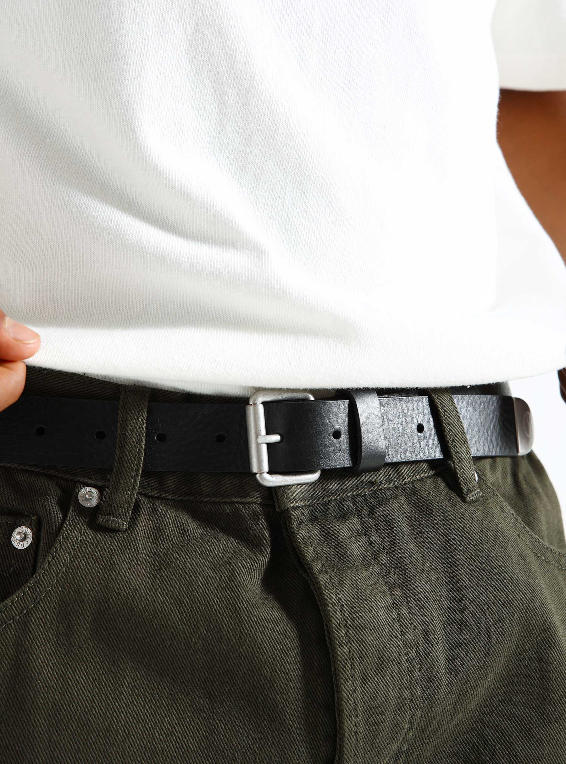 Carhartt WIP Juke Belt Black Gun Metal I033808-ENXX