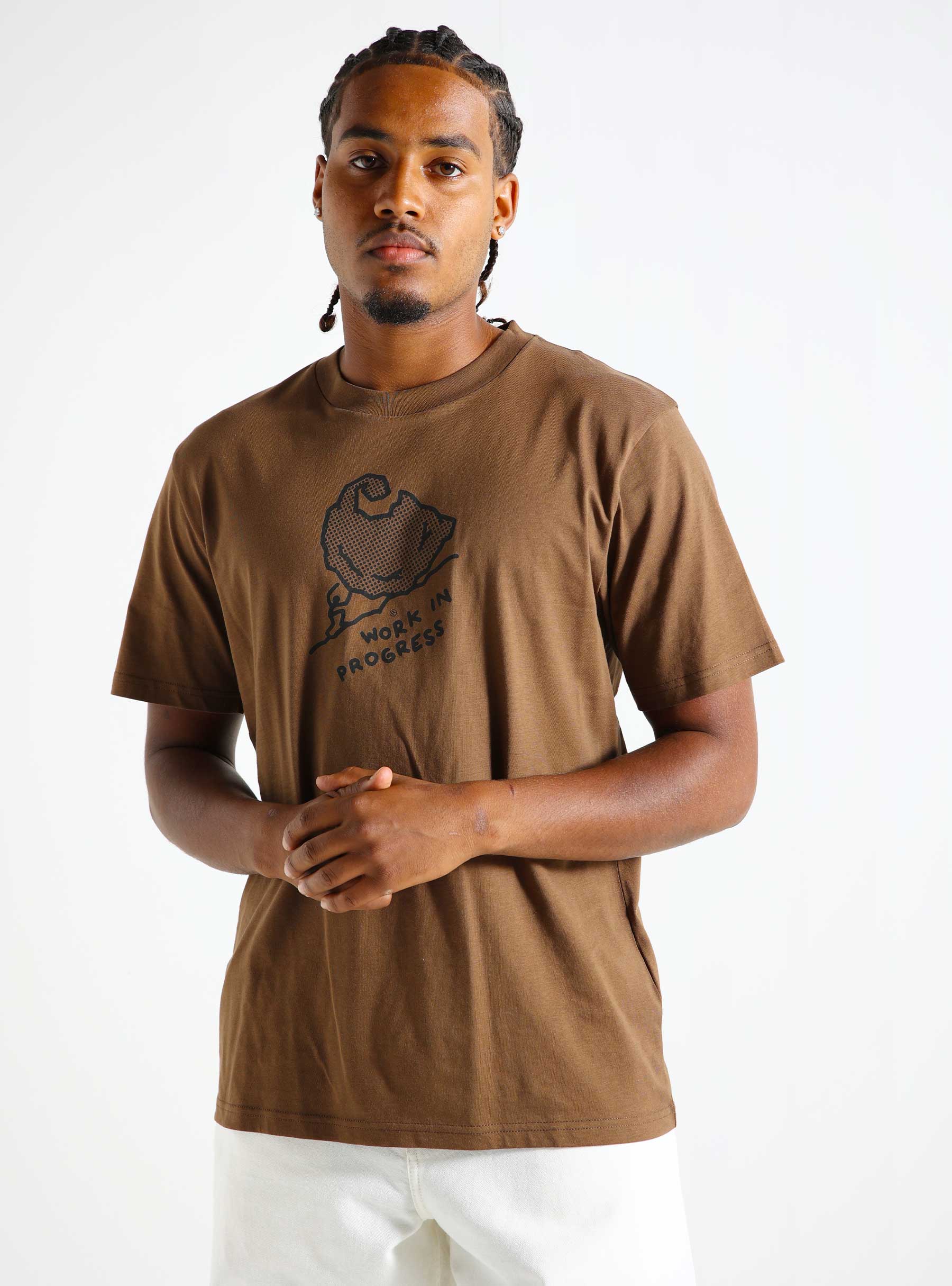 Carhartt WIP Move On Up T-Shirt Chocolate Black I033988-2F0XX