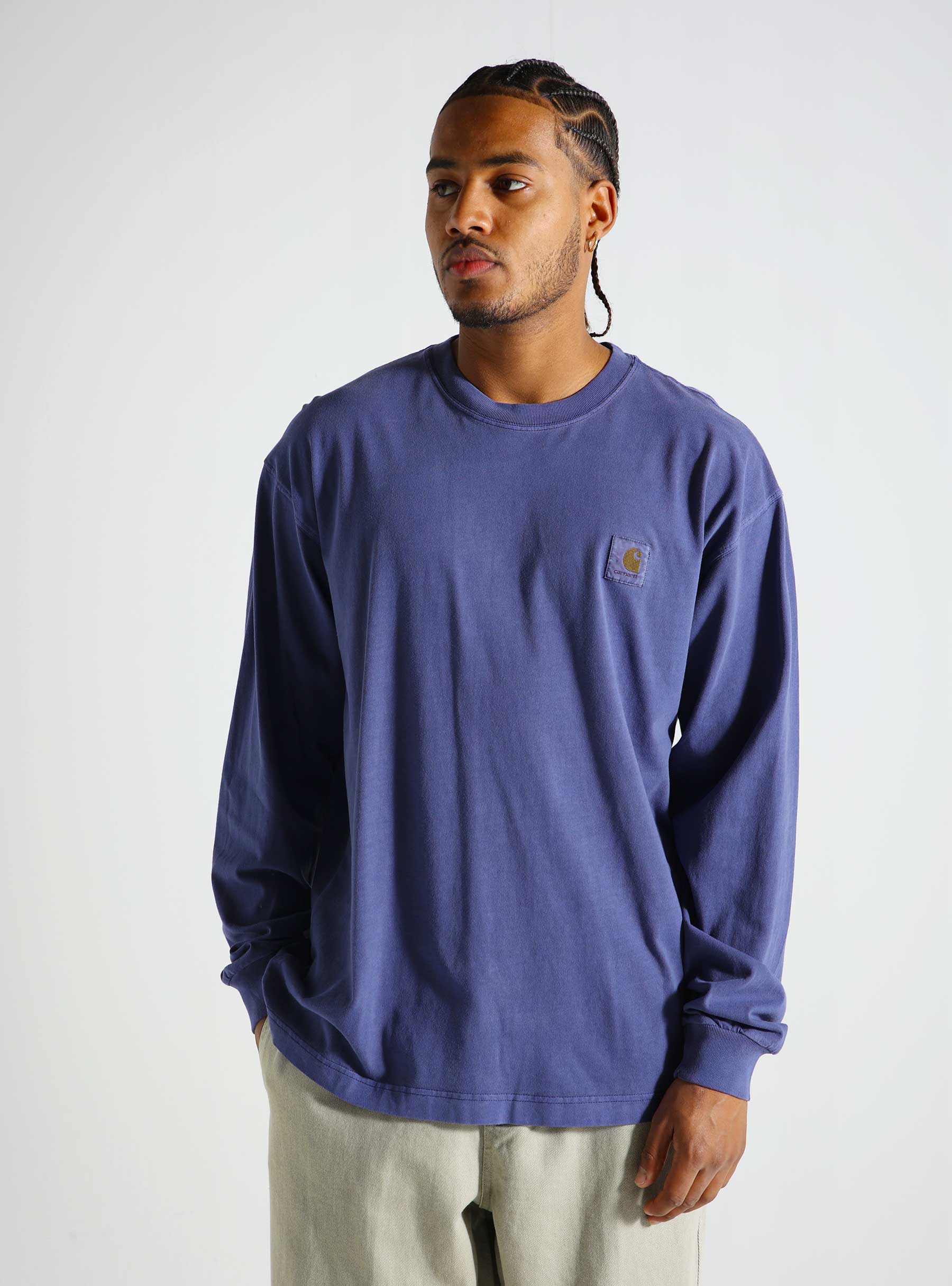 Carhartt WIP Vista Longsleeve Aura I030779-2BZGD