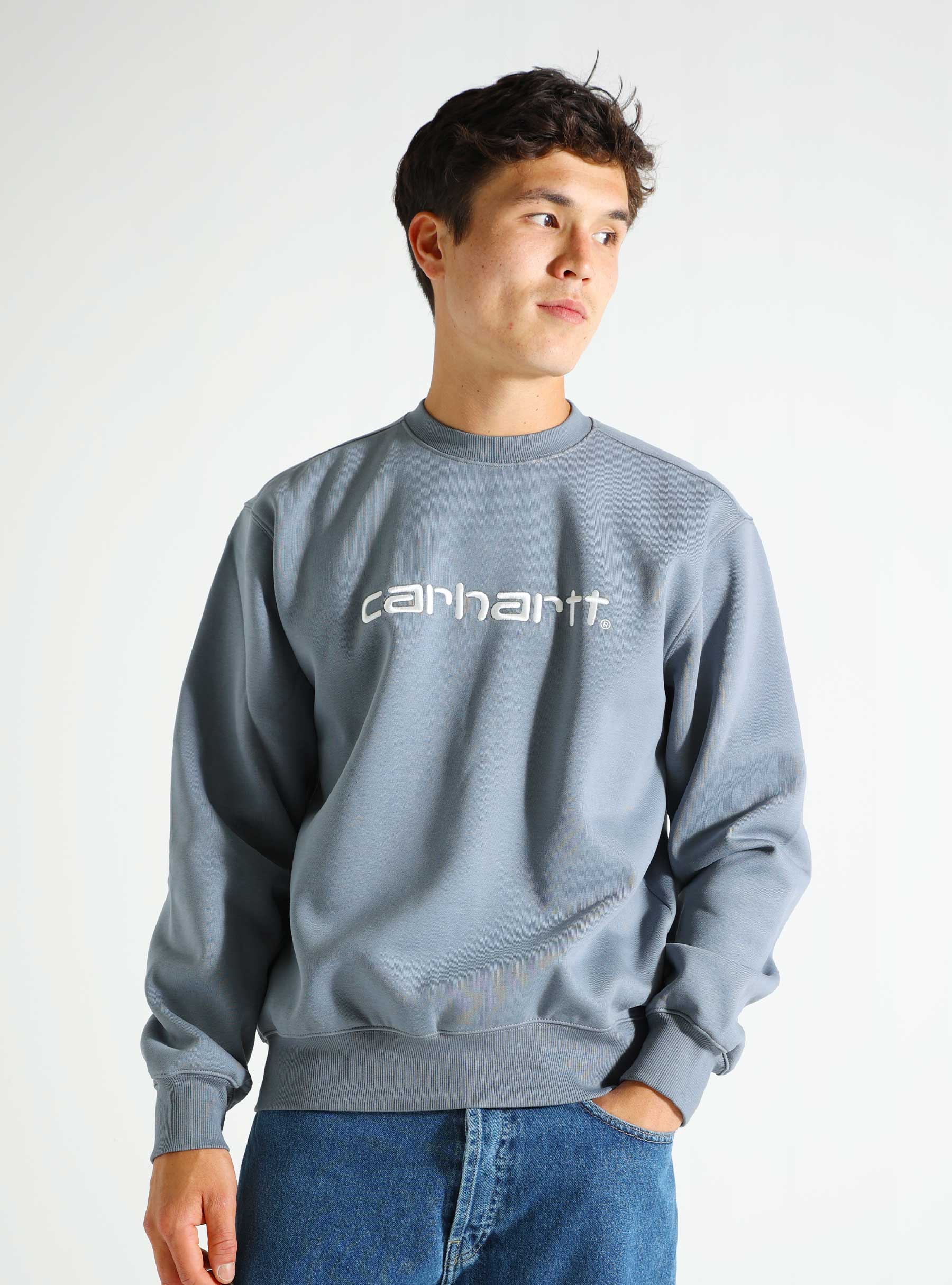 Carhartt WIP Carhartt Sweat Dove Grey Wax I030546-2INXX