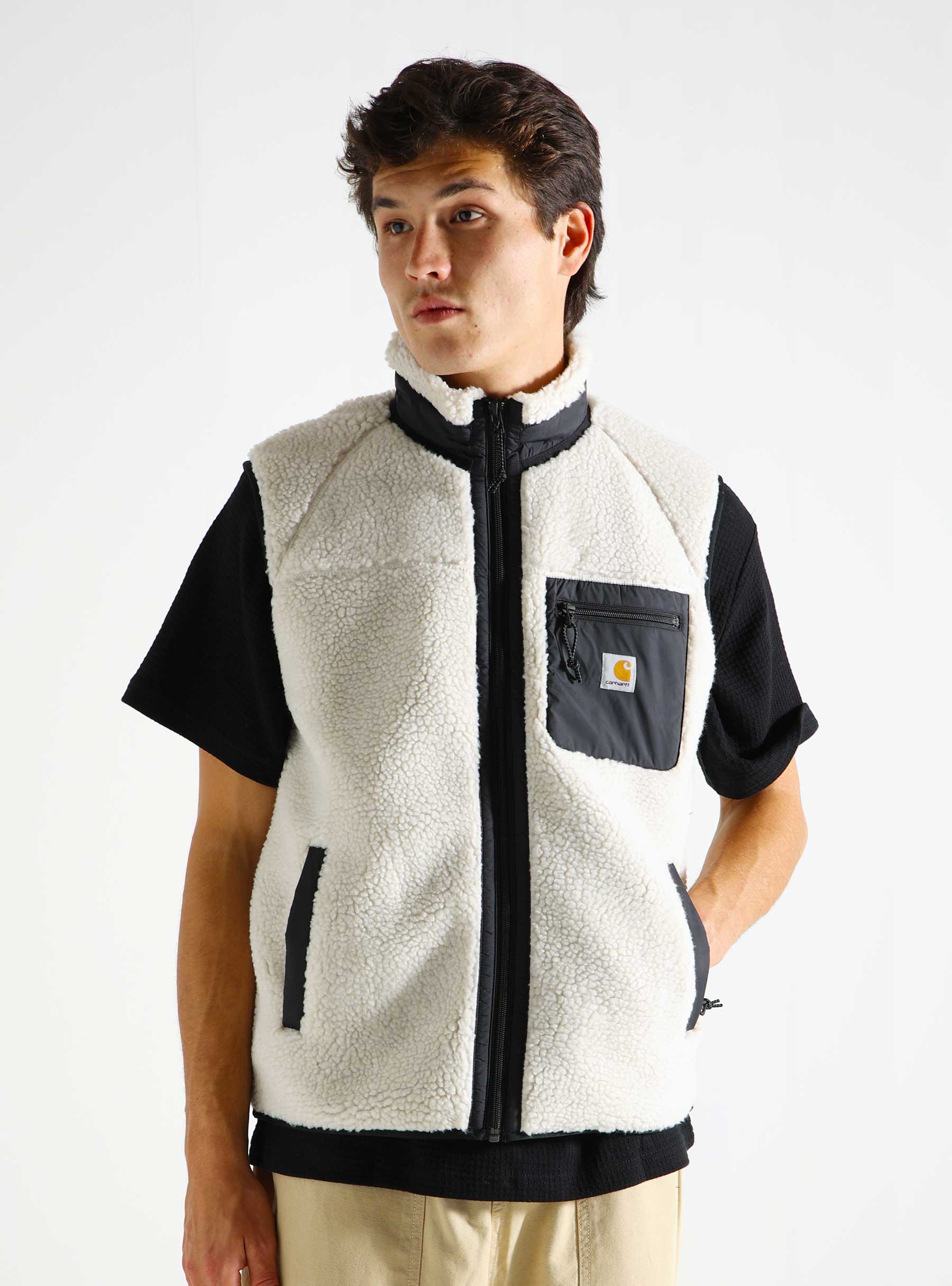 Carhartt WIP Prentis Vest Liner Moonbeam Black I026719-2DUXX