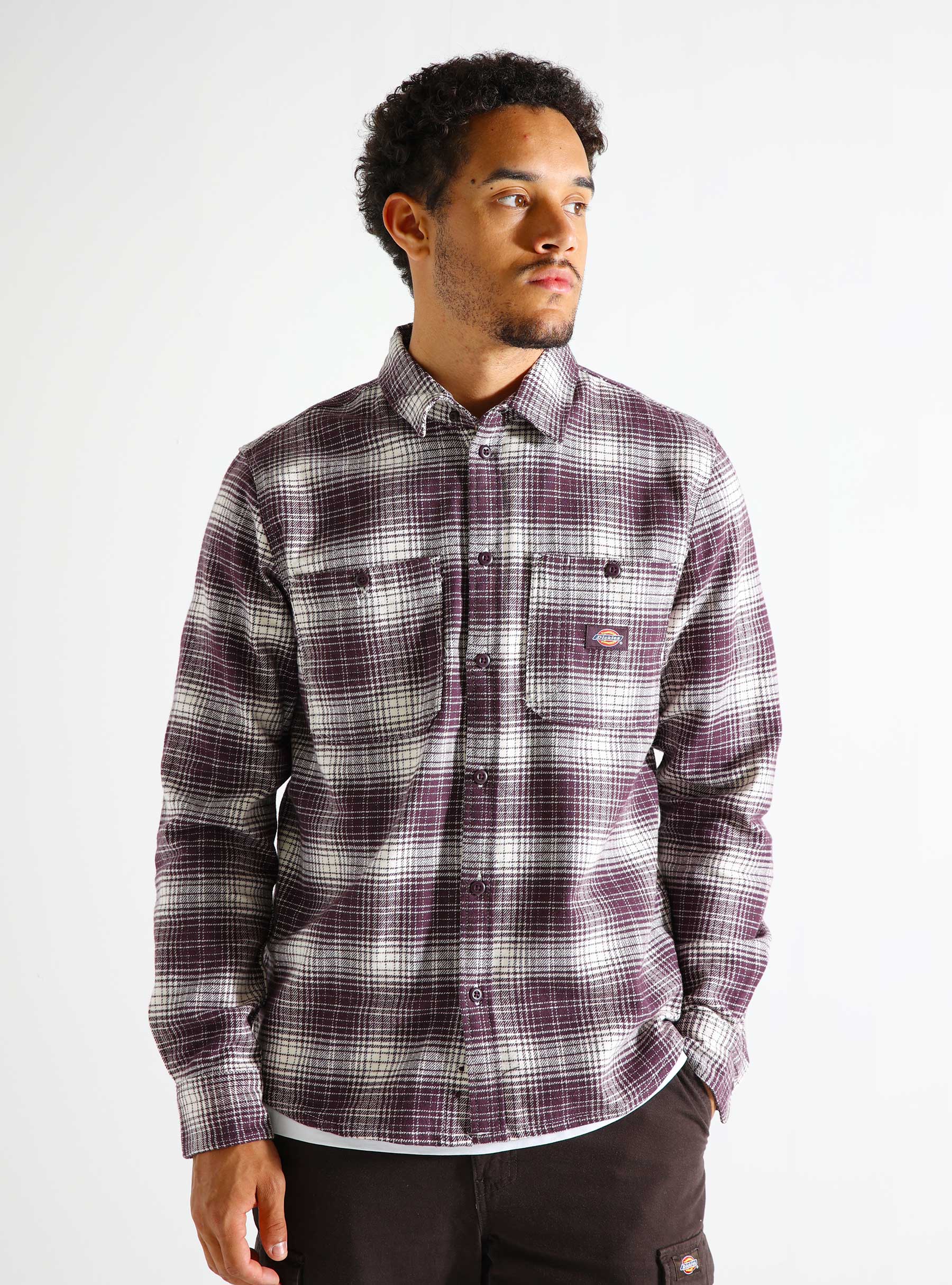 Dickies Evansville Longsleeve Plum Perfect DK0A4XGTJ561