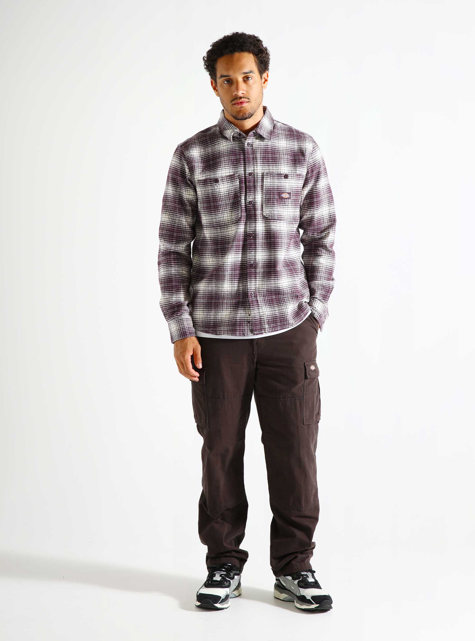 Dickies Evansville Longsleeve Plum Perfect DK0A4XGTJ561