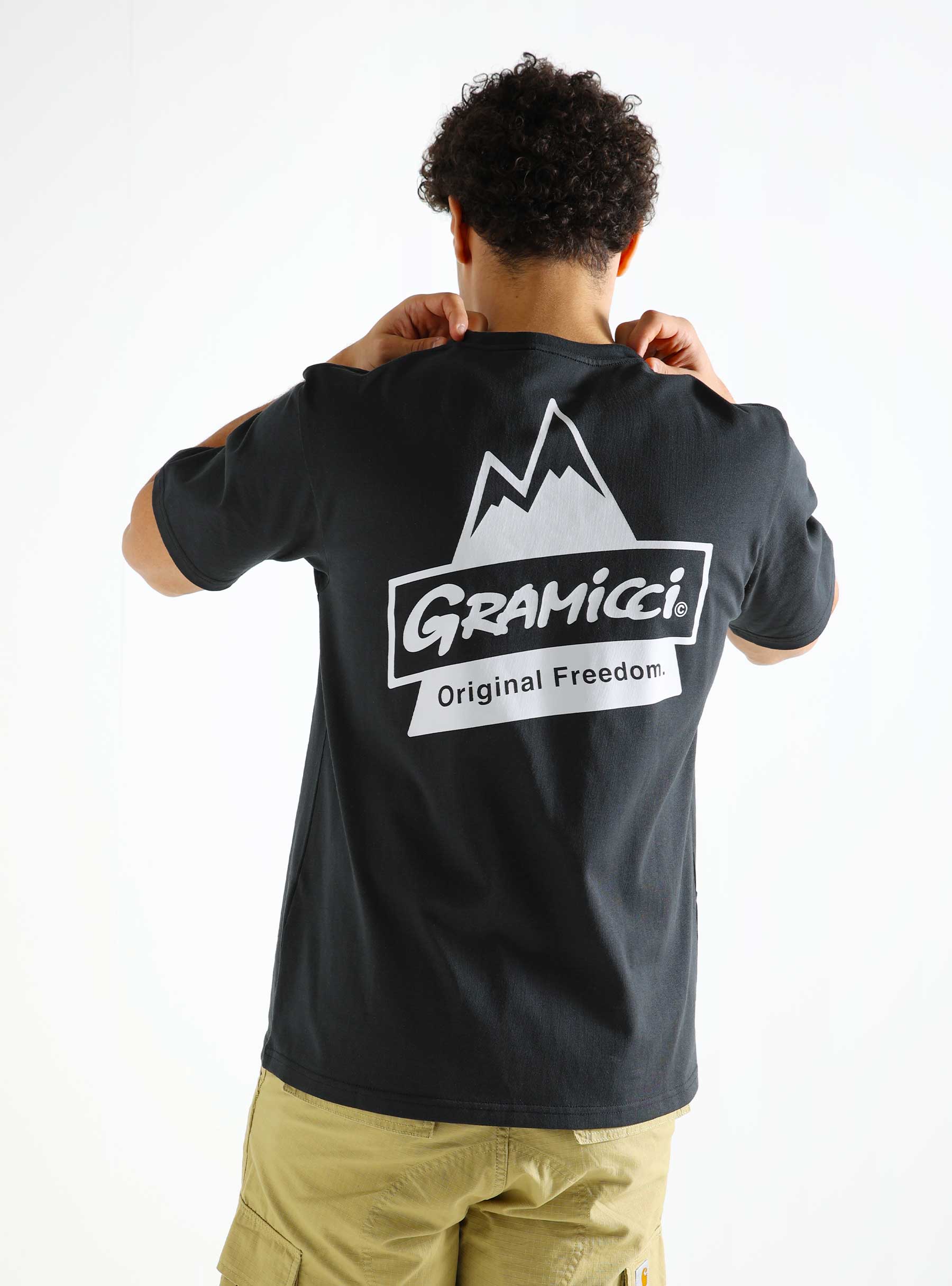 Gramicci Peak T-shirt Vintage Black G4SU-T078-25947953