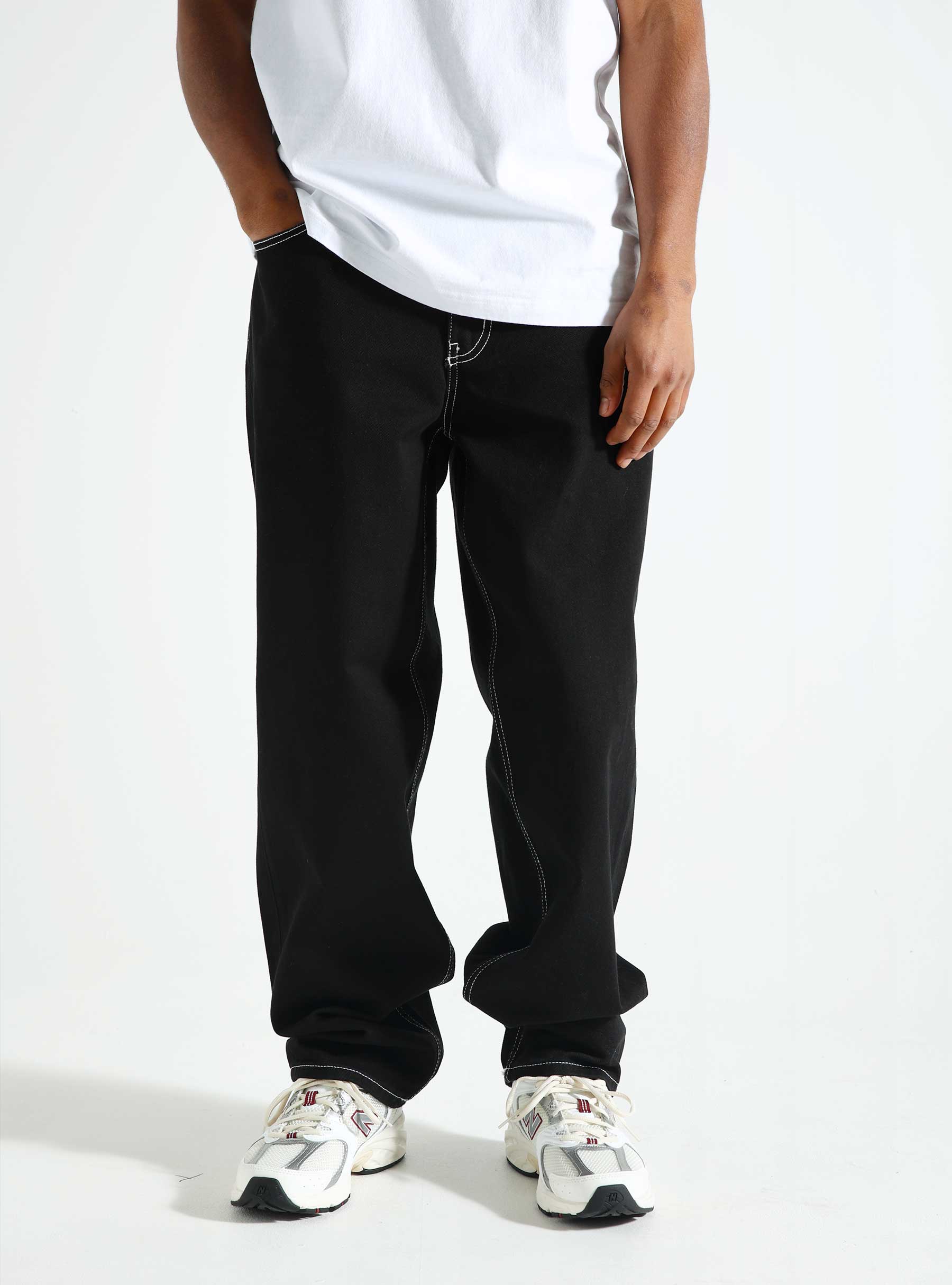 HUF Cromer Pant Black White PT00242