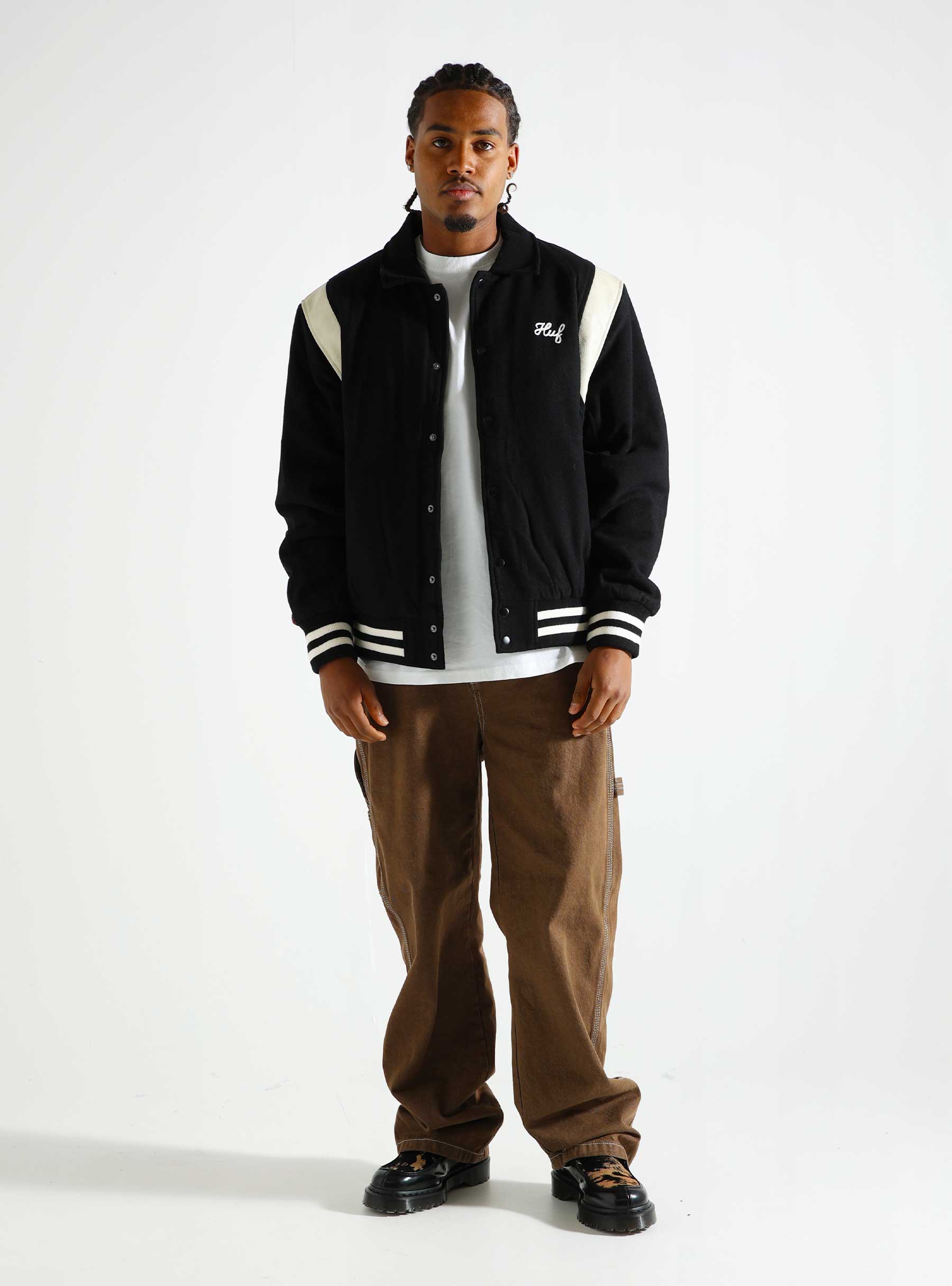 HUF Song Varsity Jacket Black JK00439