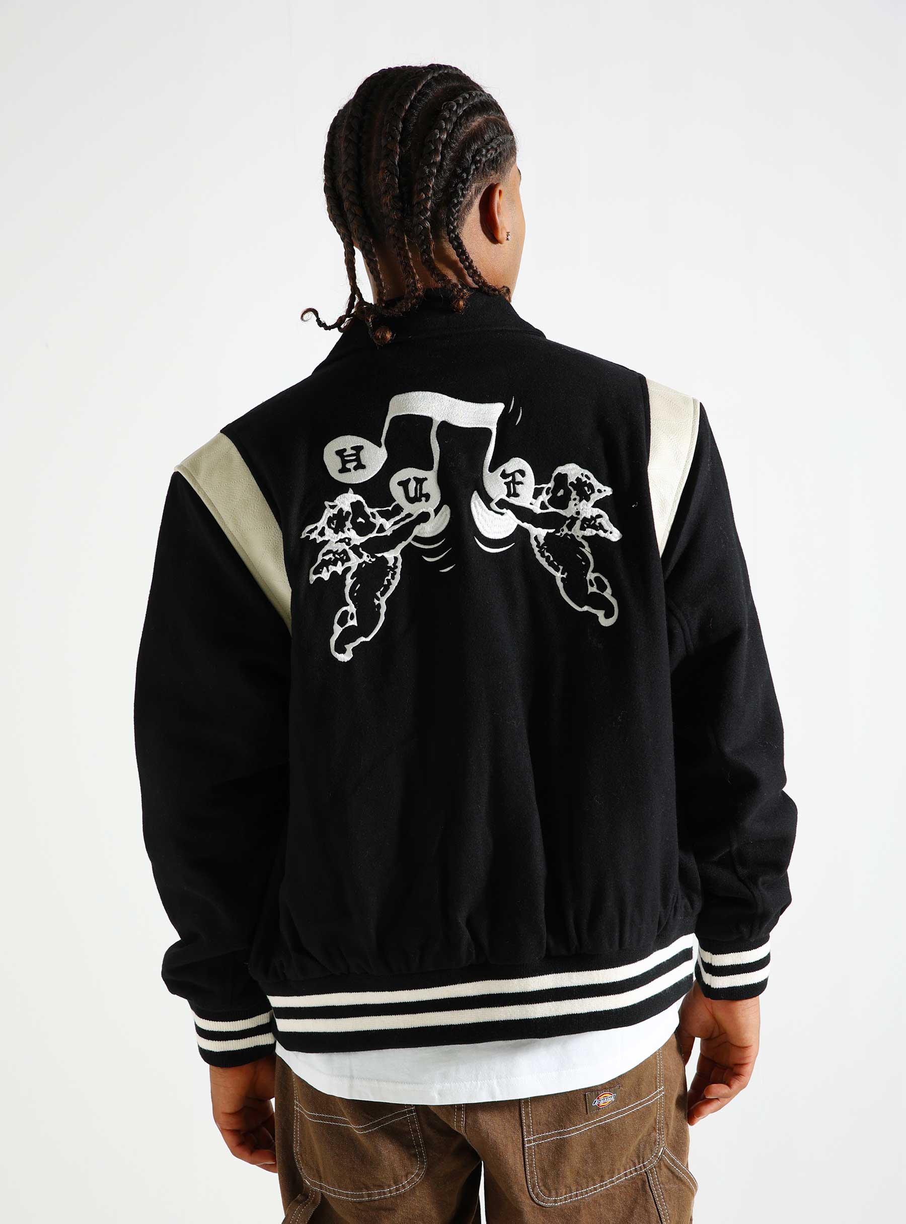 HUF Song Varsity Jacket Black JK00439