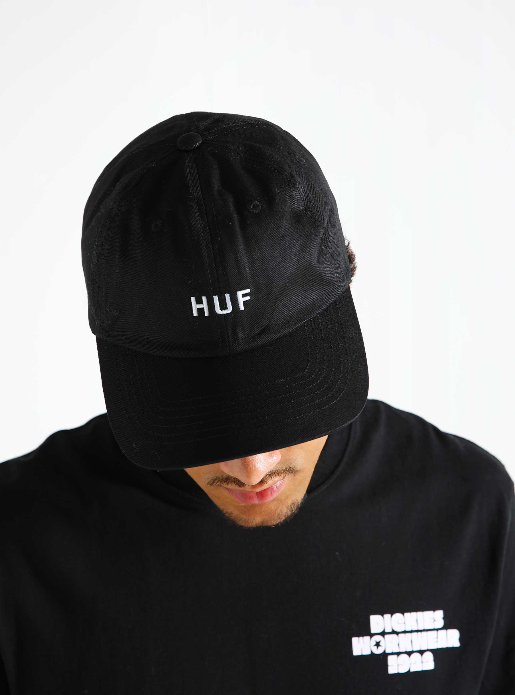 HUF HUF Set OG CV 6 Panel Hat Black HT00716-BLACK