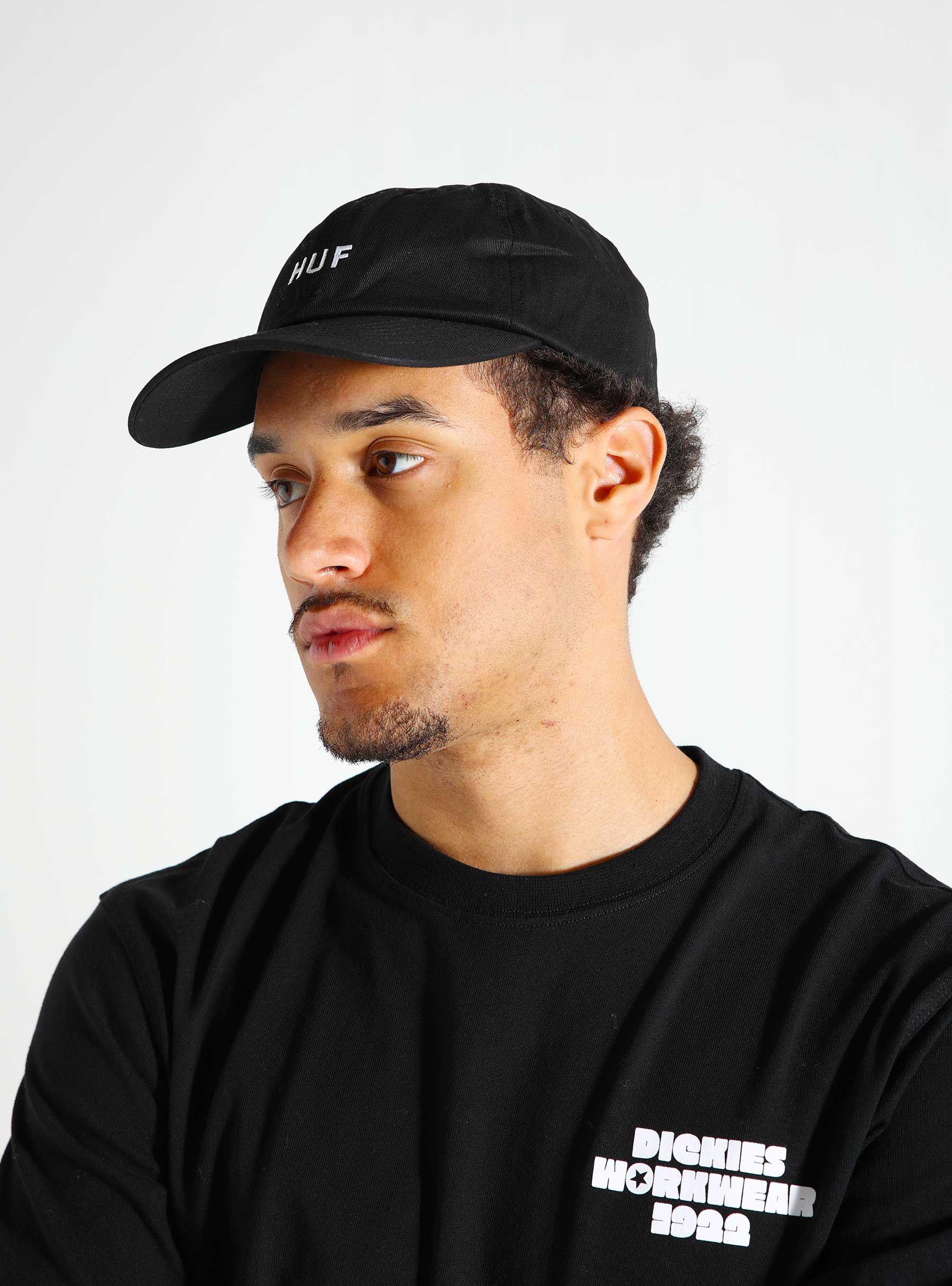 HUF HUF Set OG CV 6 Panel Hat Black HT00716-BLACK